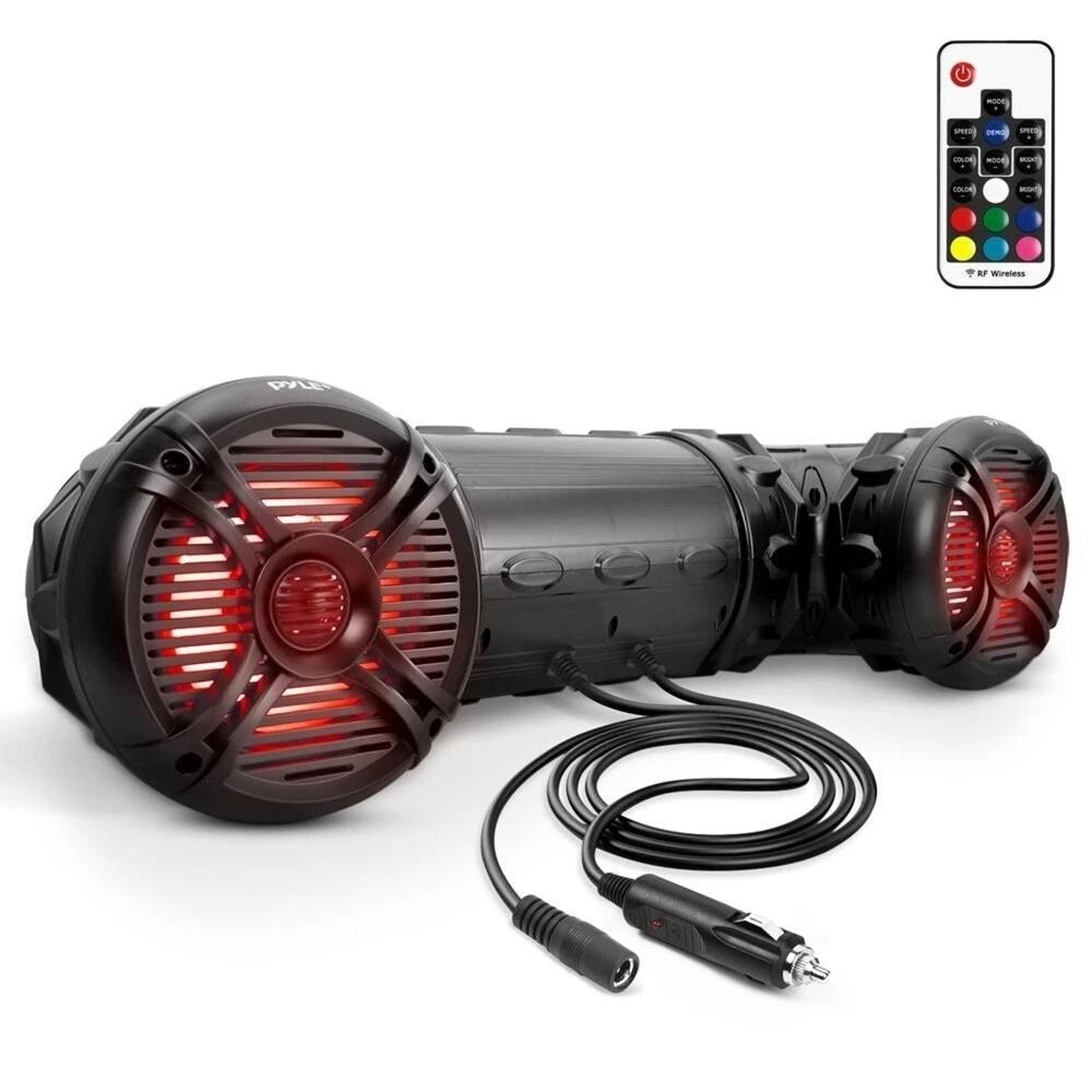 marine bluetooth amplified waterproof speakers