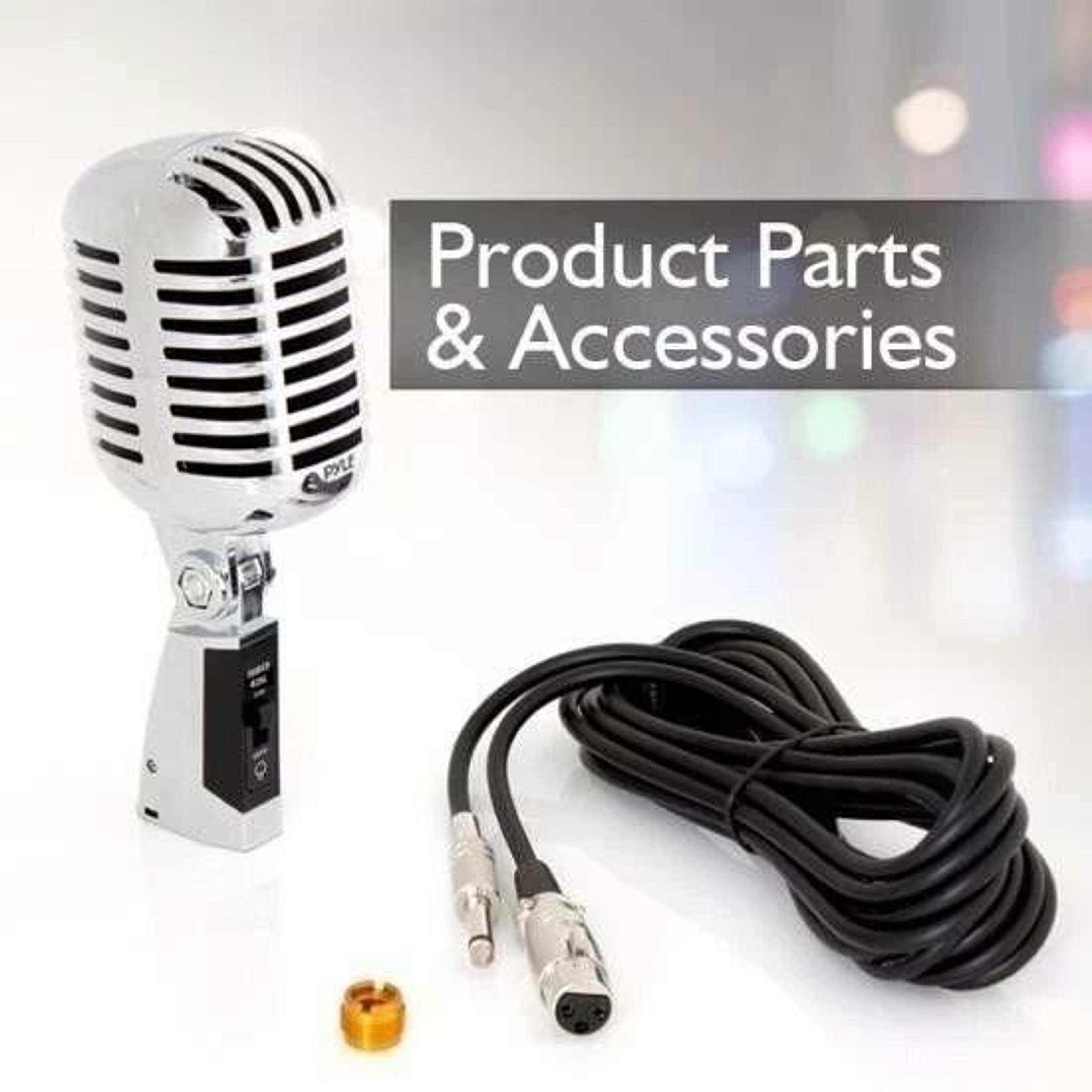 Retro HandheldStand Held Microphone Universal Compatibility Dynamic Wired Mic For Live Performance 5