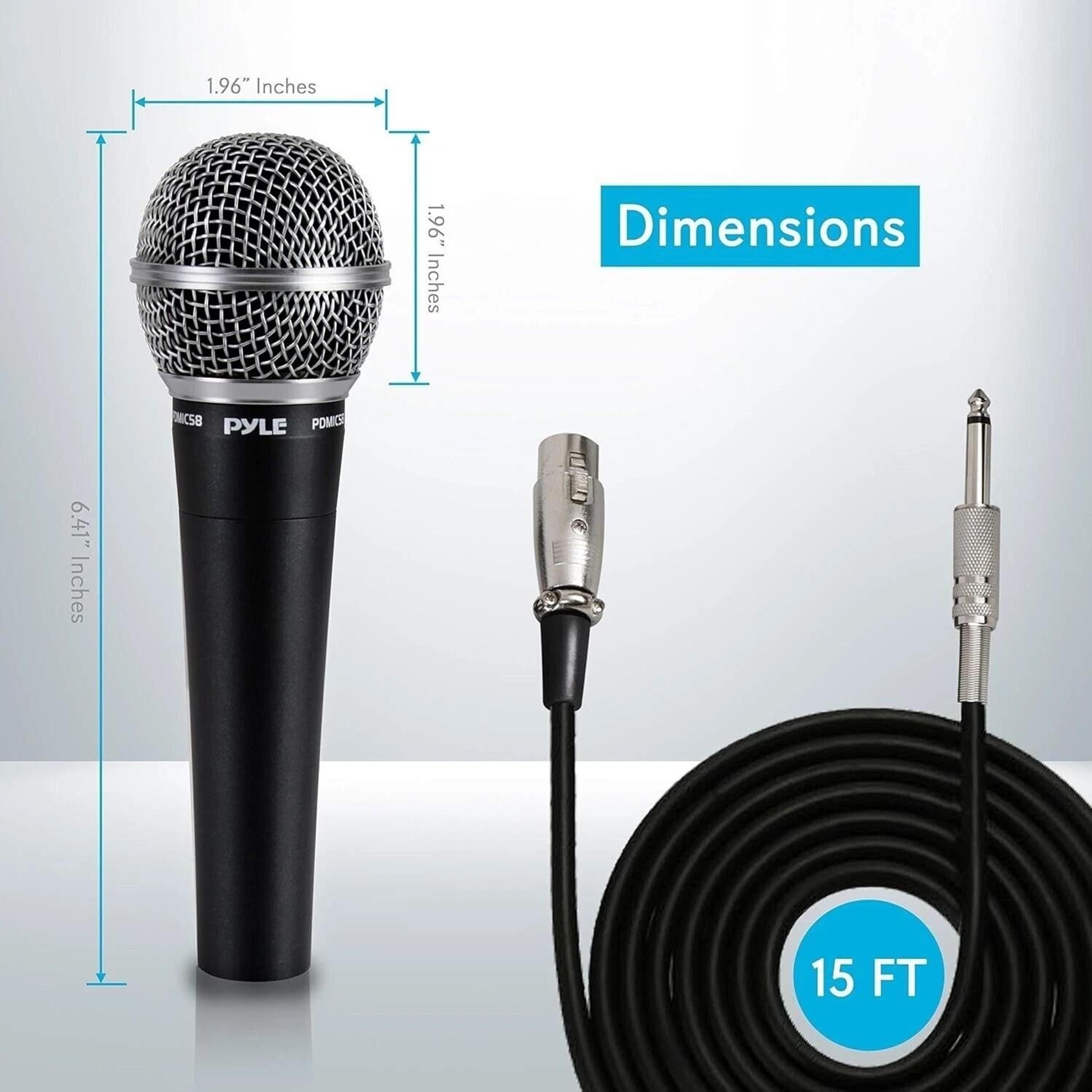 Professional Handheld Dynamic Microphone With Cable Durable Vocal Live Performance Microphone 3