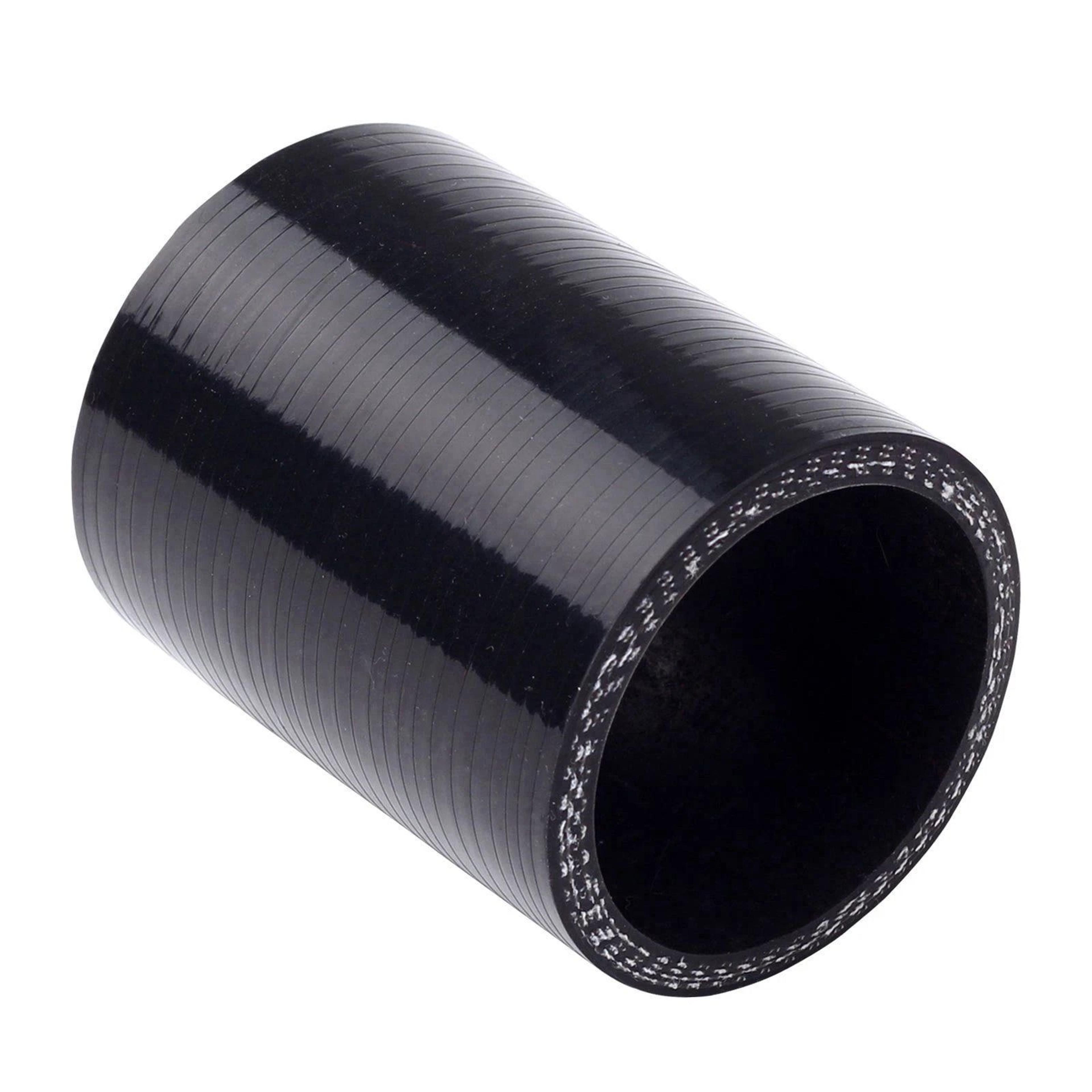 Polished Aluminum Intercooler Pipe Kit With Black Hose  Clamps Universal Upgrade 1
