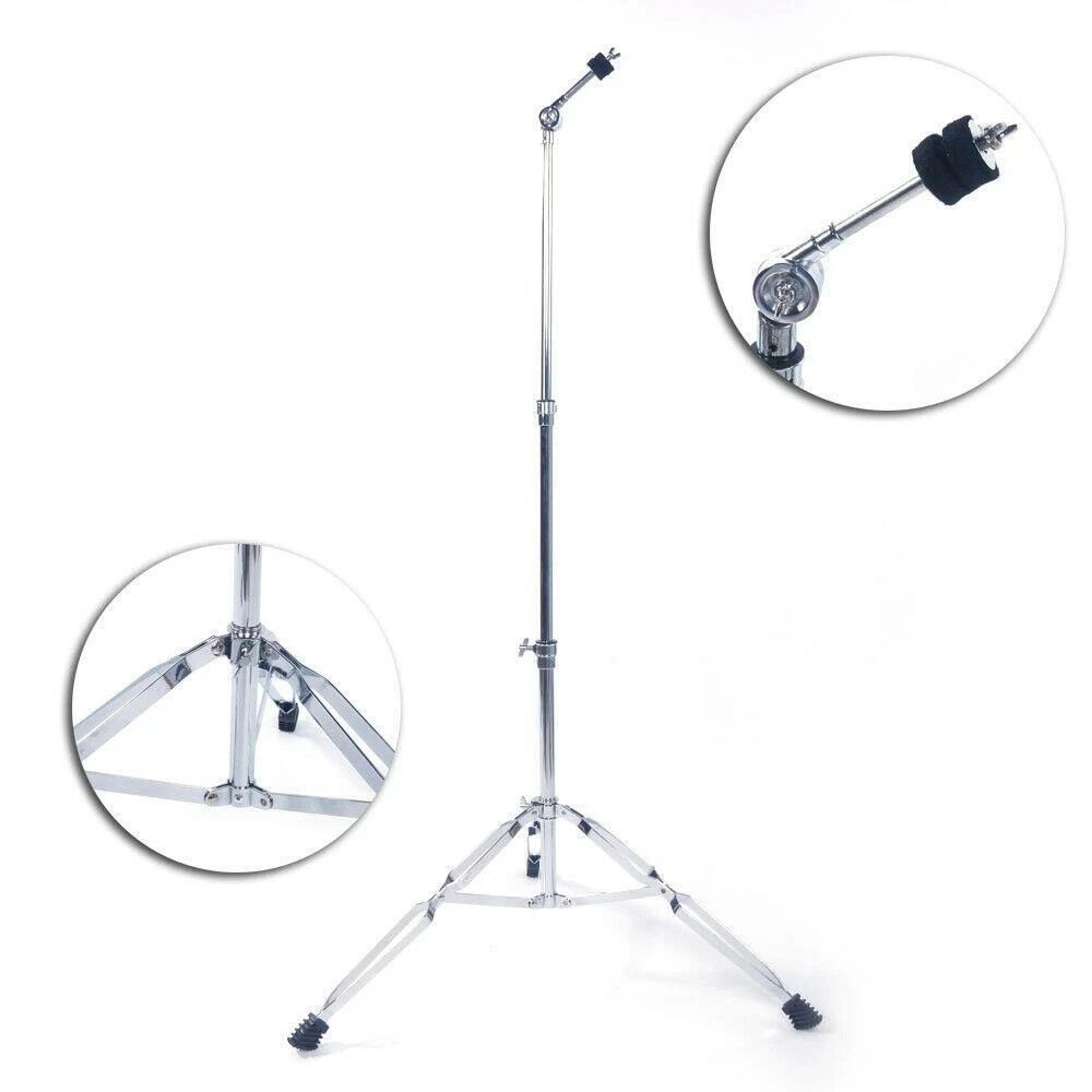 adjustable straight cymbal stand double braced drum hardware with heavy duty mount