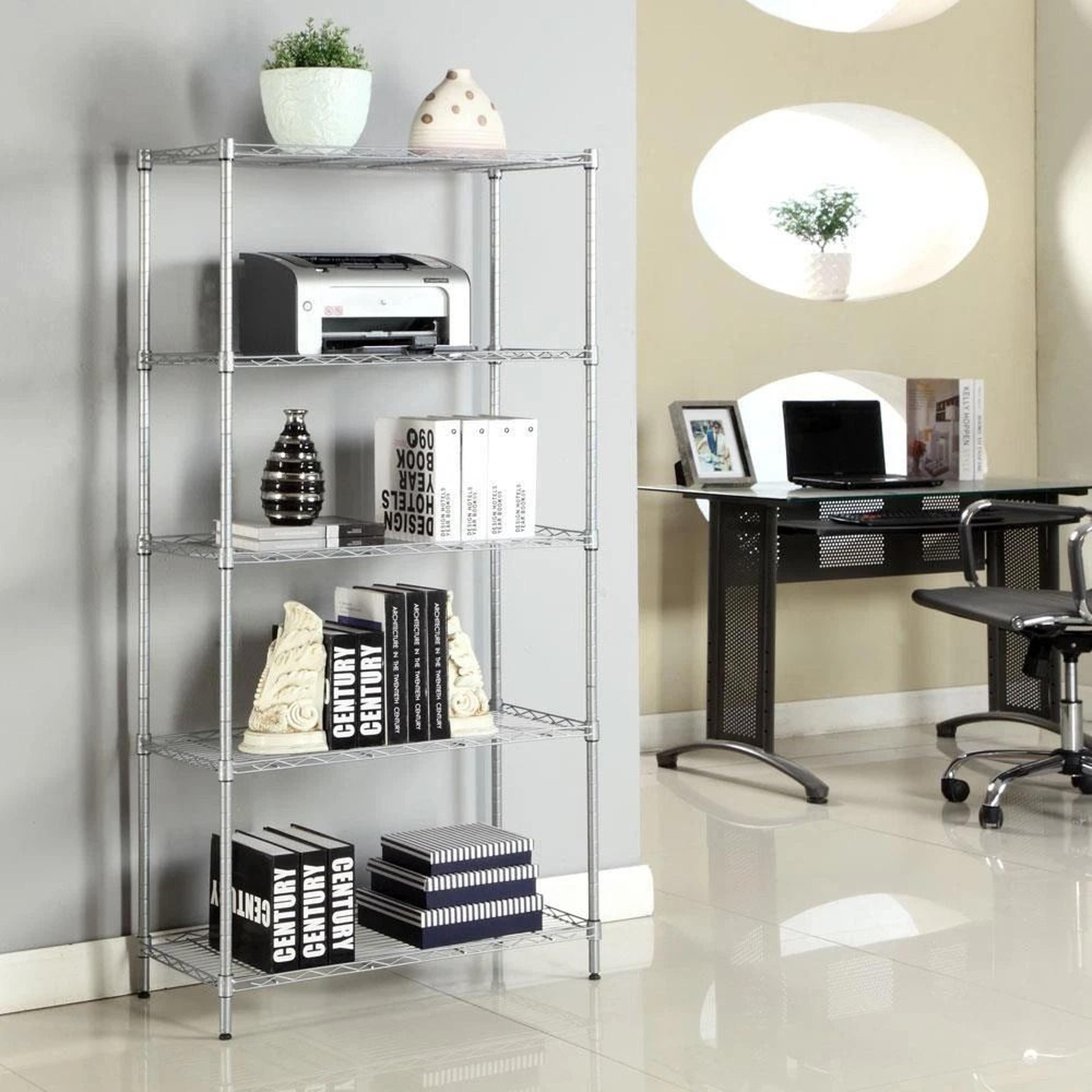 Heavy Duty Metal Shelving Unit Layer Garage Storage Rack For Commercial Use 1