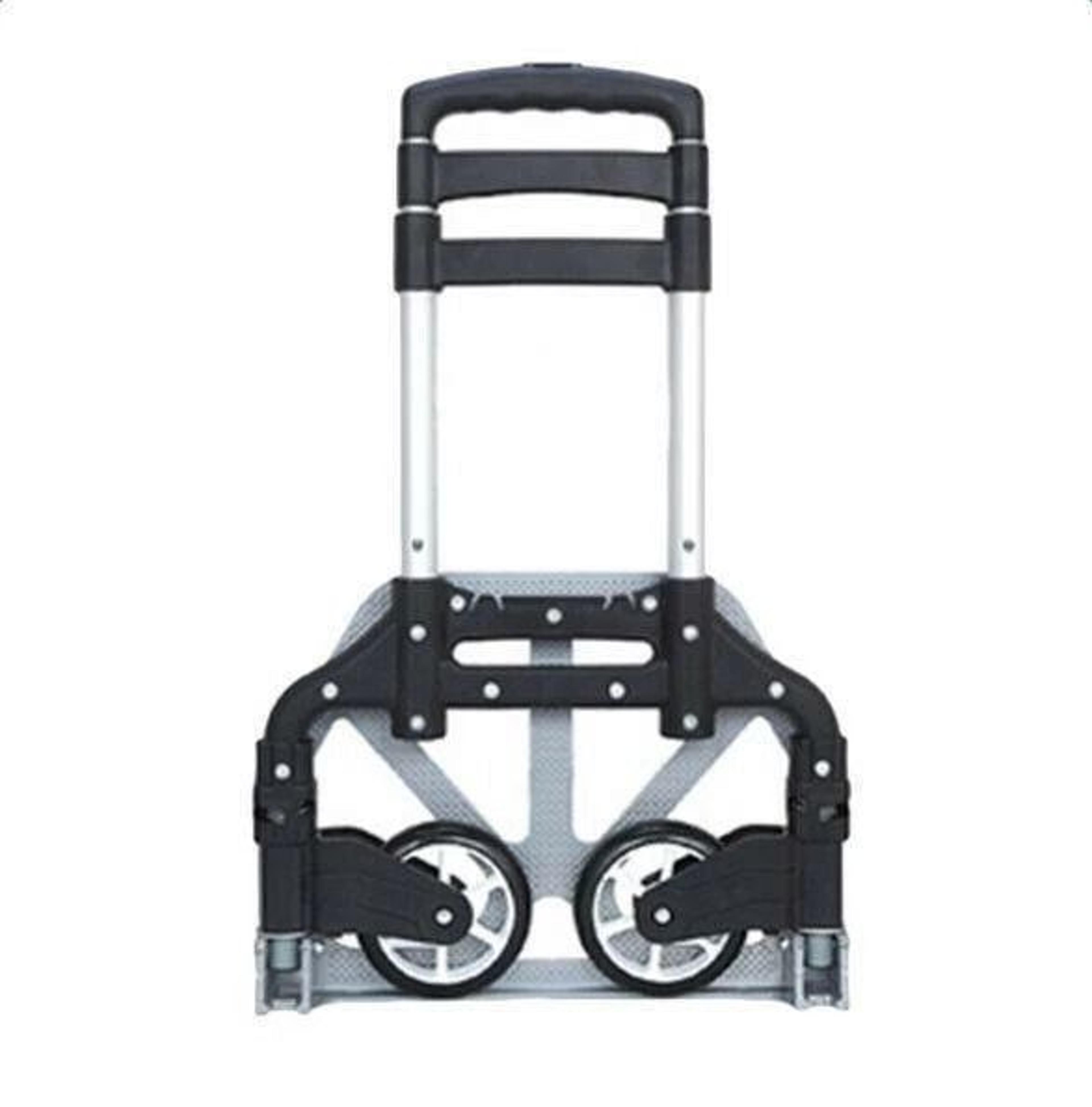 Compact Aluminium Folding Push Cart Portable Travel Shopping Trolley Luggage 7