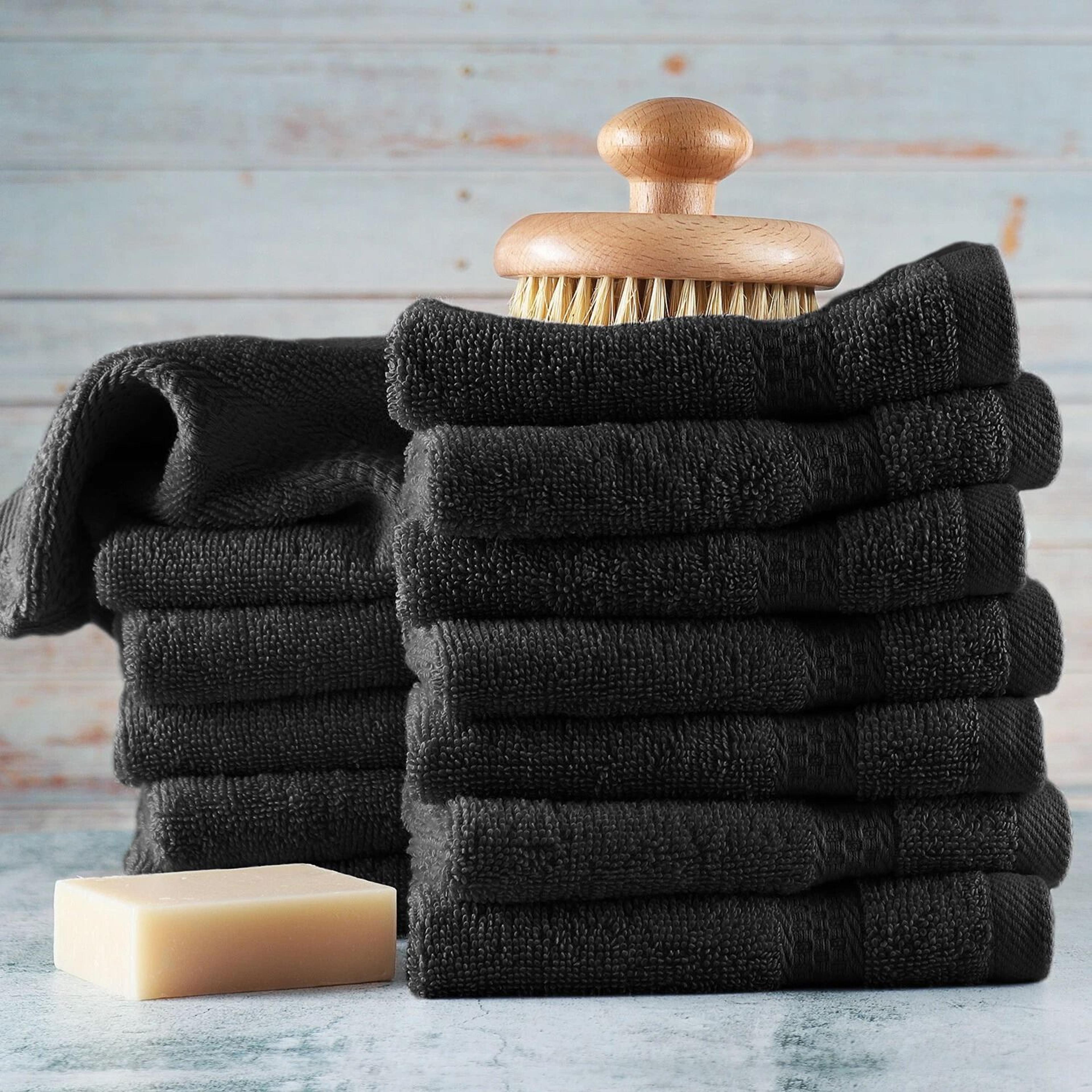 soft cotton washcloths face & body towels