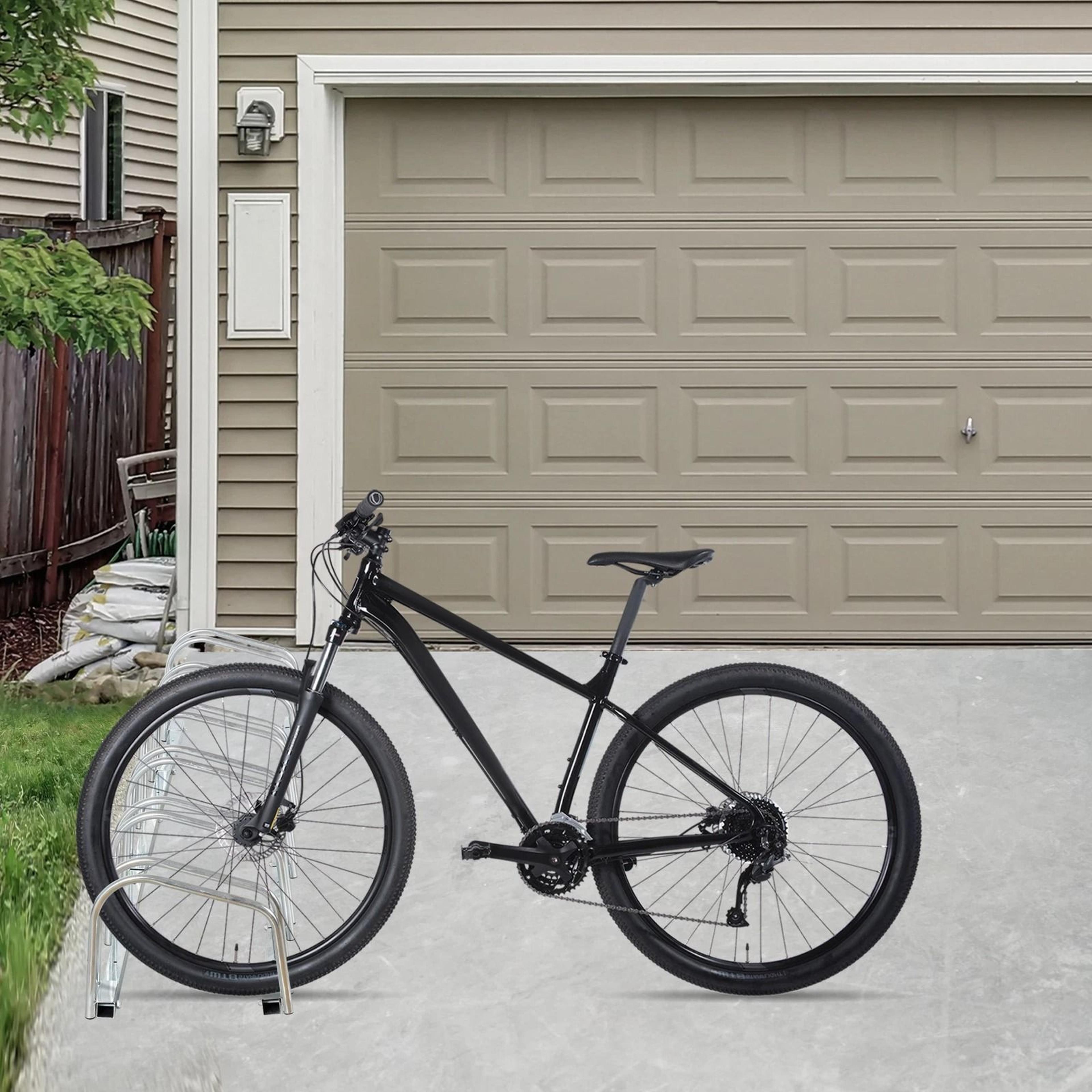 Heavy Duty Bike Storage Rack Floor Stand For Bikes Garage Organizer Parking Rack 4