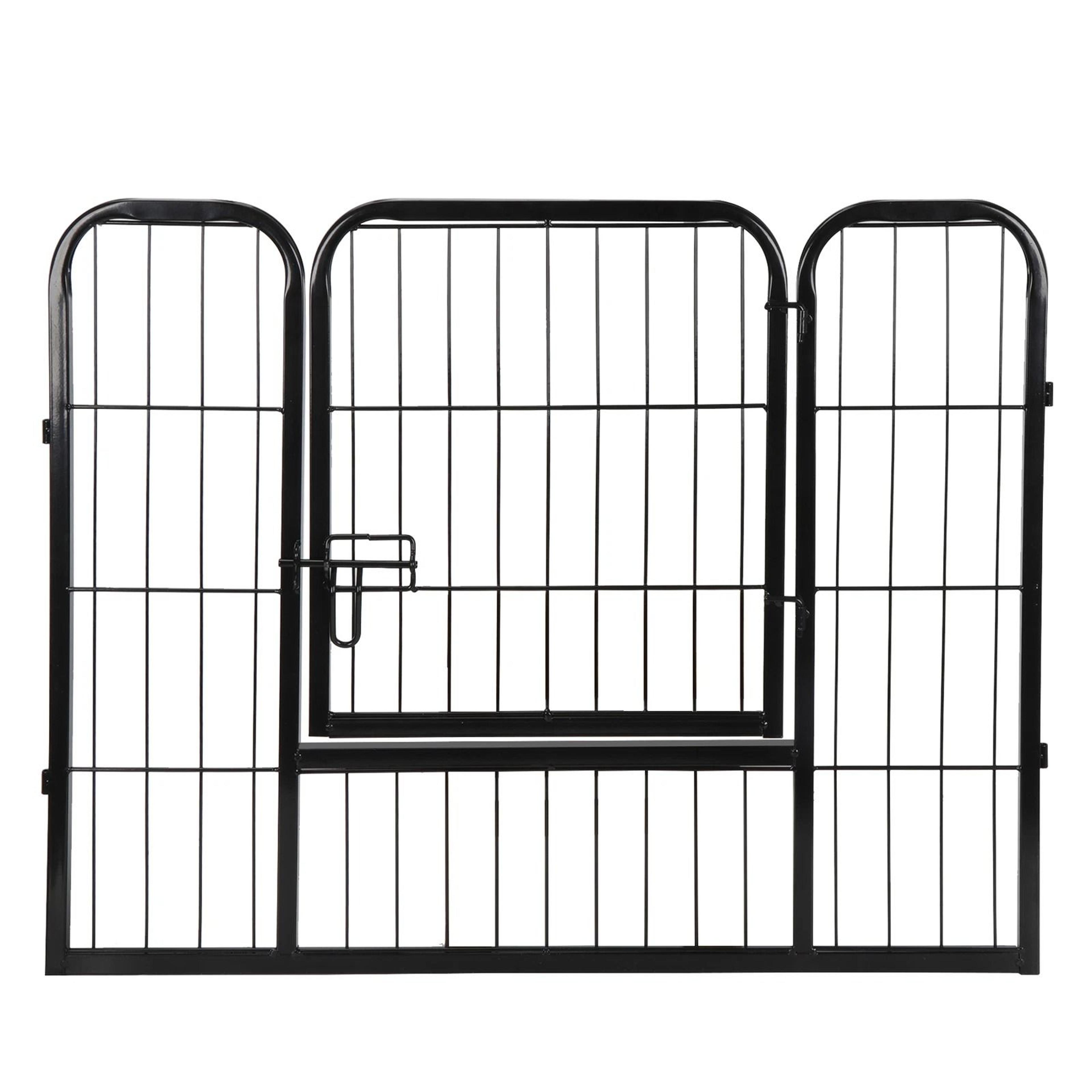 24 Panel Portable Dog Playpen Fence Foldable Pet Exercise Pen For Yard RV  Camping 2