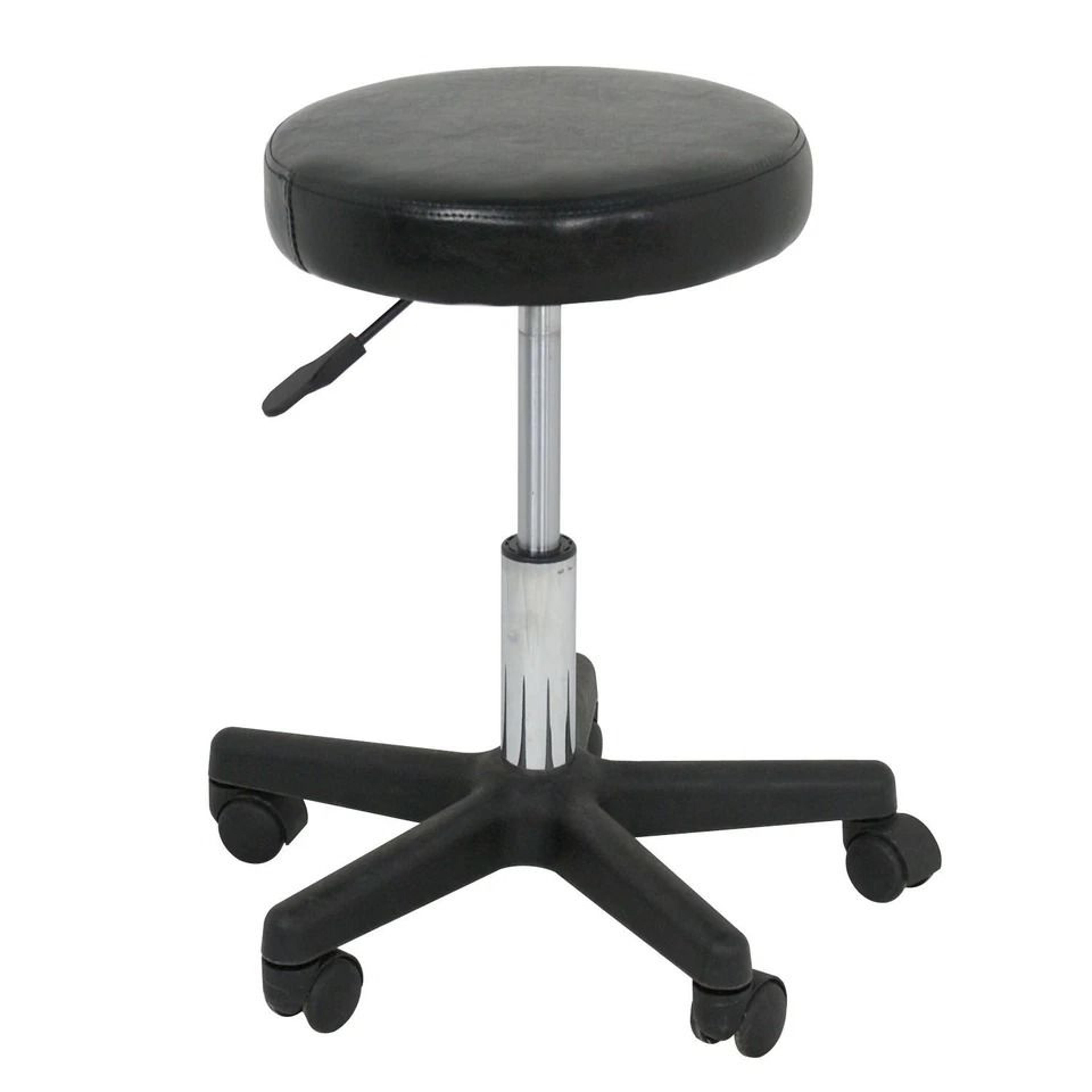Adjustable Rolling Stool With PU Leather Seat Swivel Design And Height Adjustment For Salon Office  9
