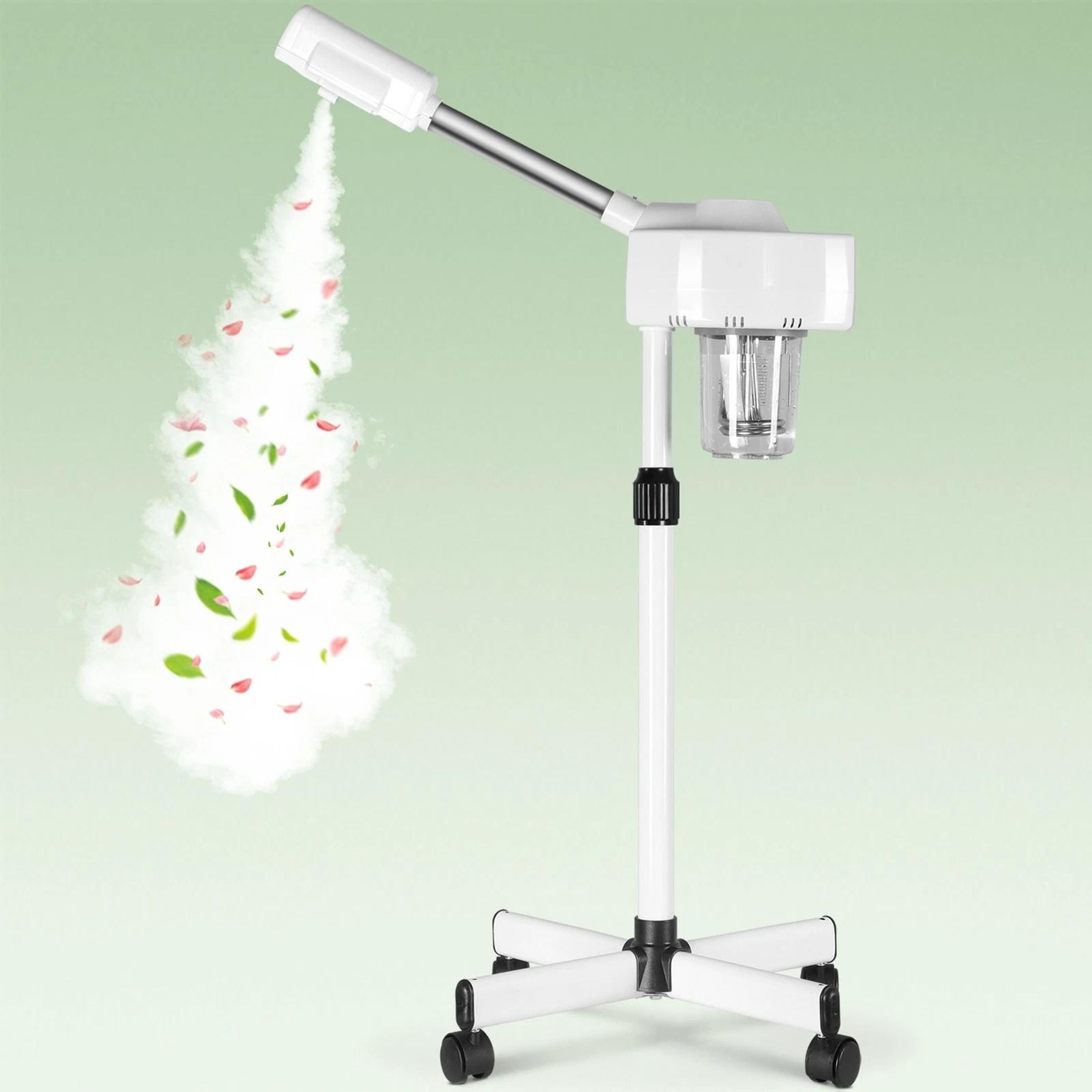 Professional Facial Steamer With Ionic Ozone  Hot Mist Function Mobile Stand For Skin Care  Salon U 1
