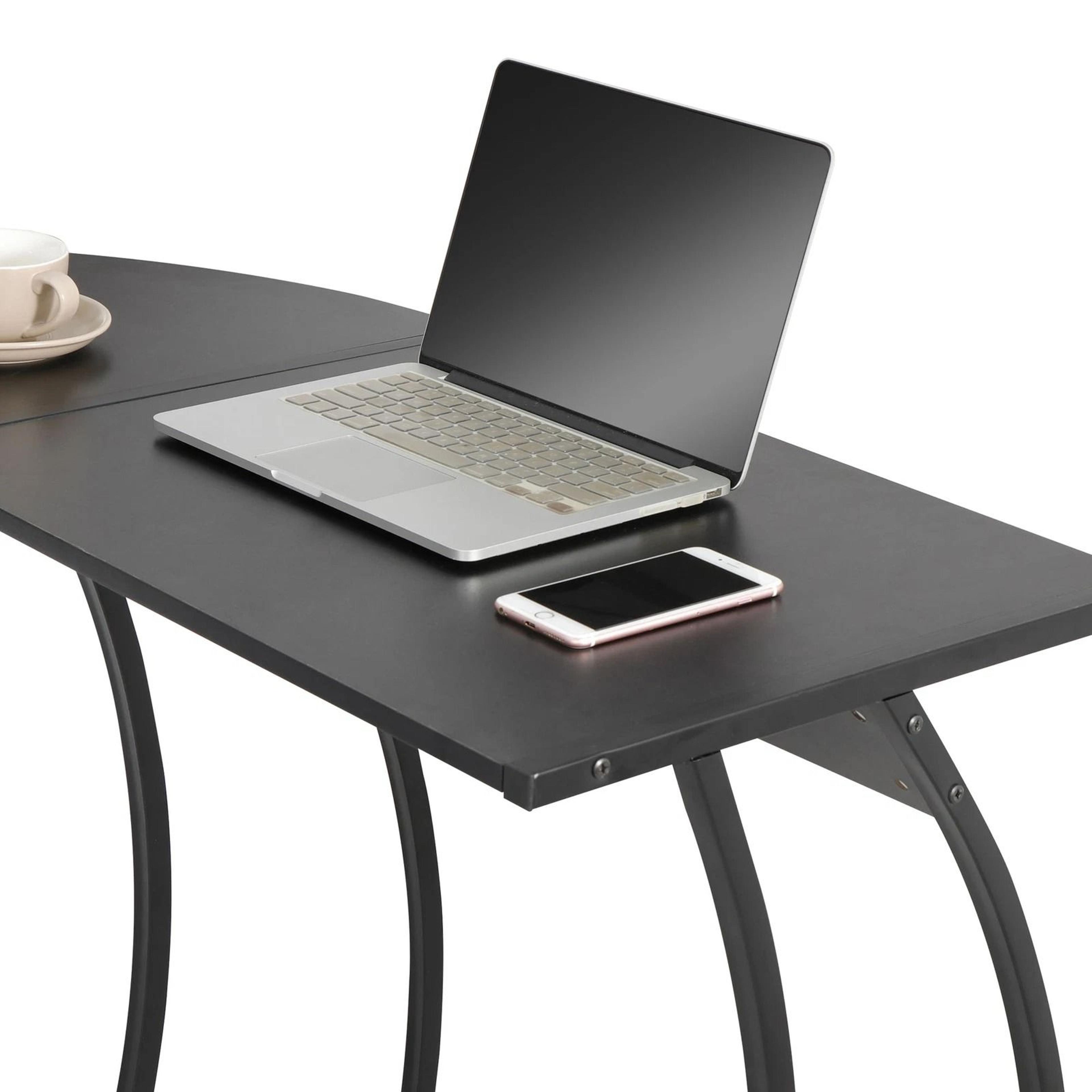 L Shaped Gaming Desk Corner Computer Desk Multifunctional PCLaptop Study Table Workstation With Spa 2