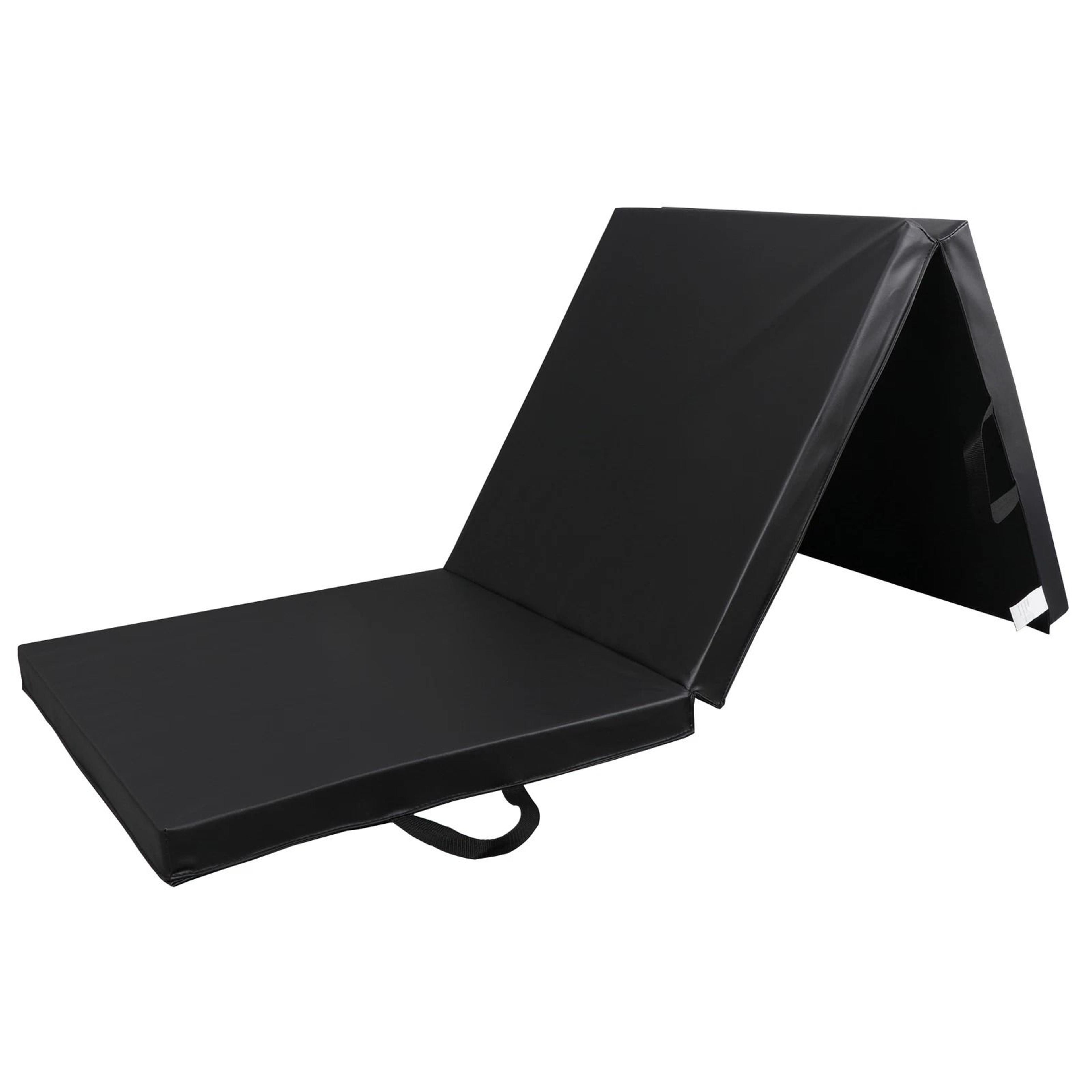 Folding Gymnastics Mat Thick Foam Exercise Mat With Carrying Handle For Yoga Stretching  Fitness 4