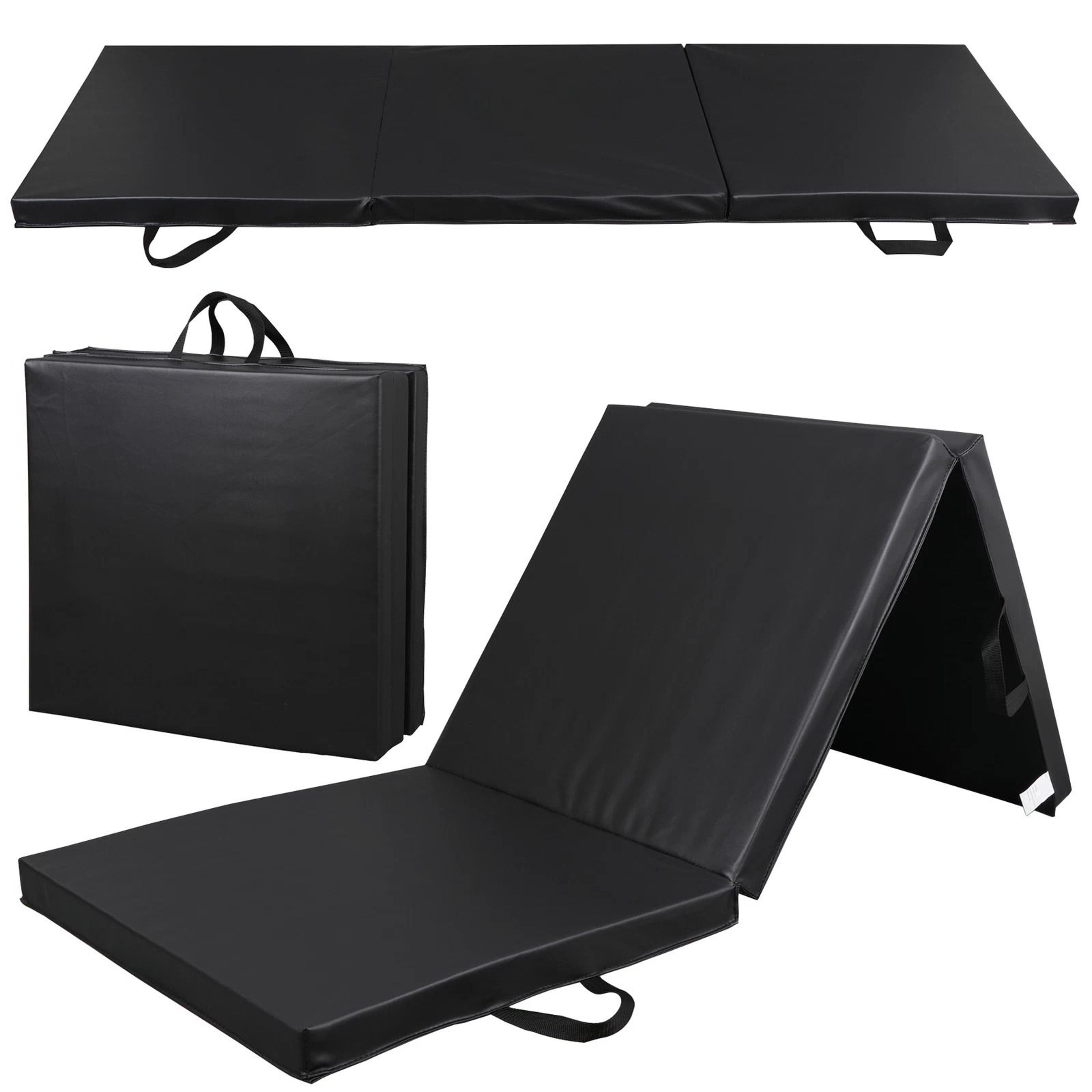 Folding Gymnastics Mat Thick Foam Exercise Mat With Carrying Handle For Yoga Stretching  Fitness 8