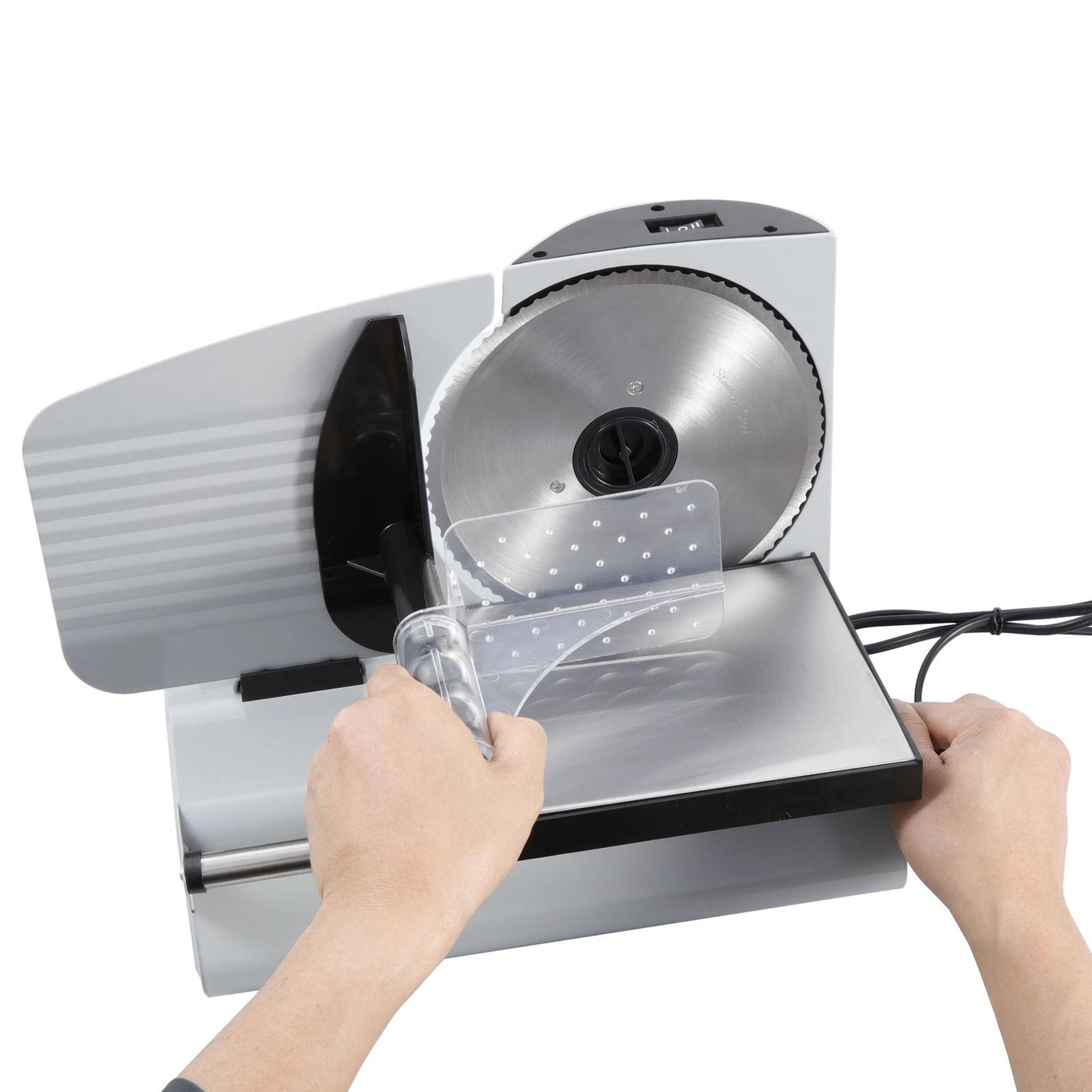 Premium Electric Meat Slicer Stainless Steel Blade Adjustable Thickness For Precise Cuts 5
