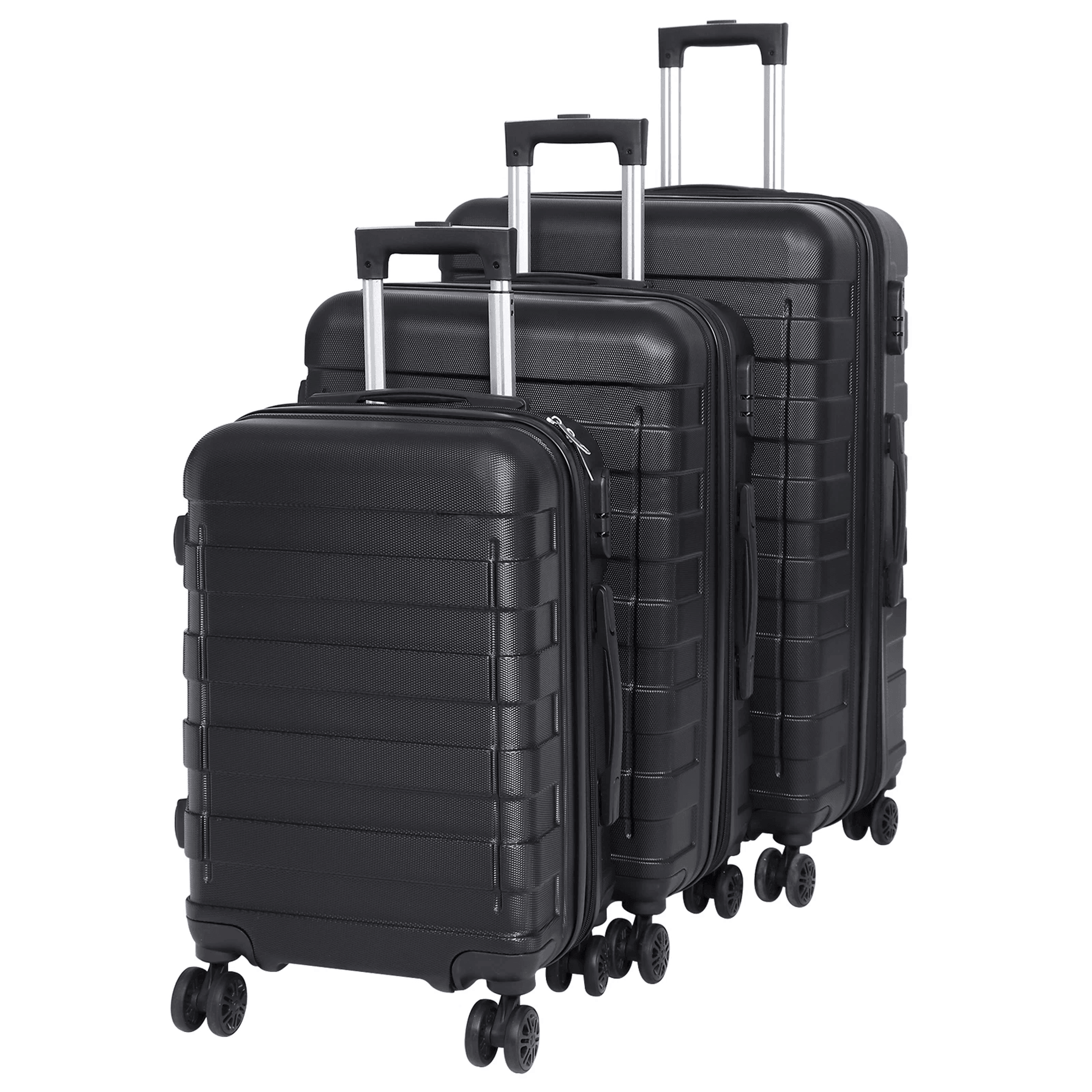 Premium Expandable Luggage Set Lightweight Spinner Travel Suitcases 1