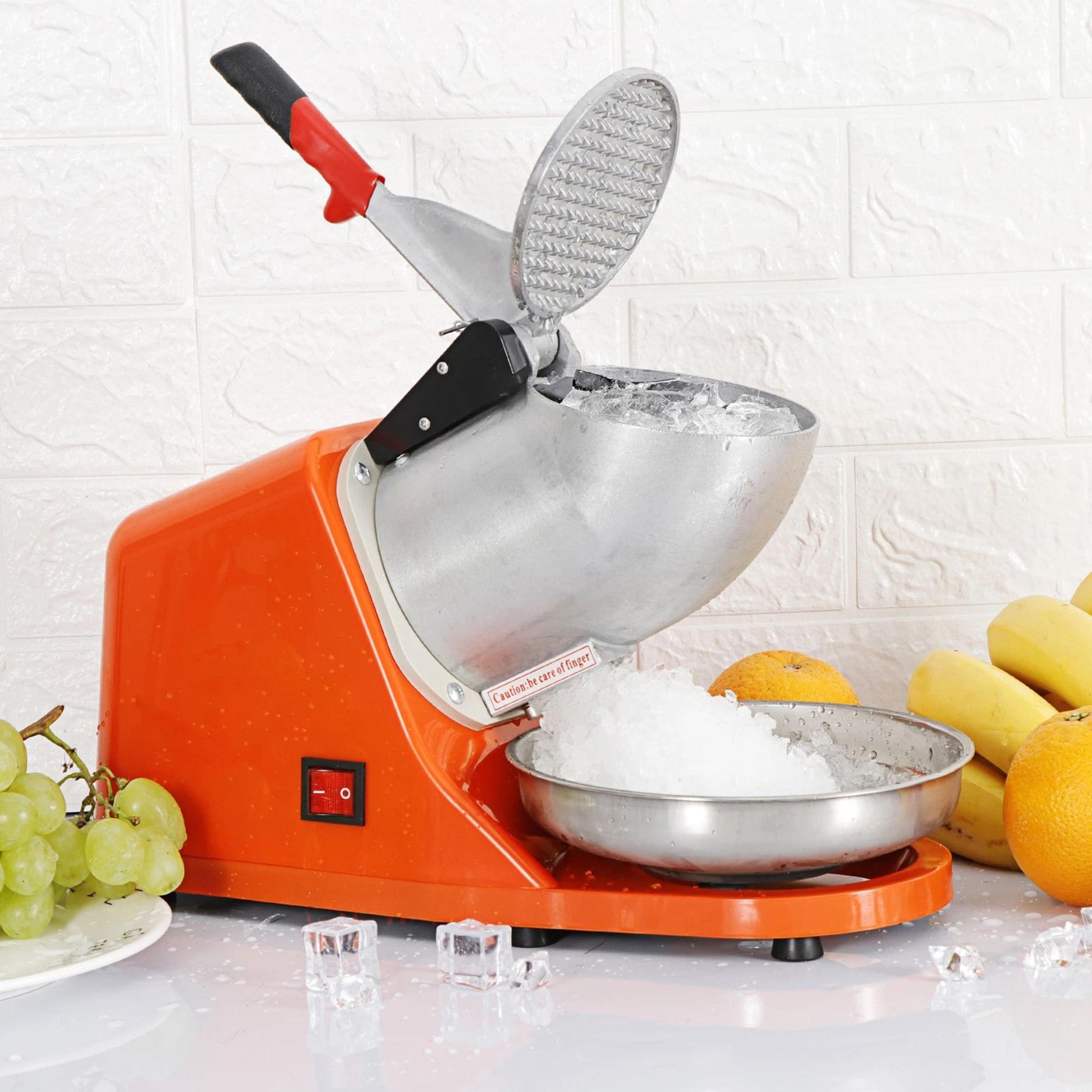 electric ice shaver snow cone maker, compact & fast for home use