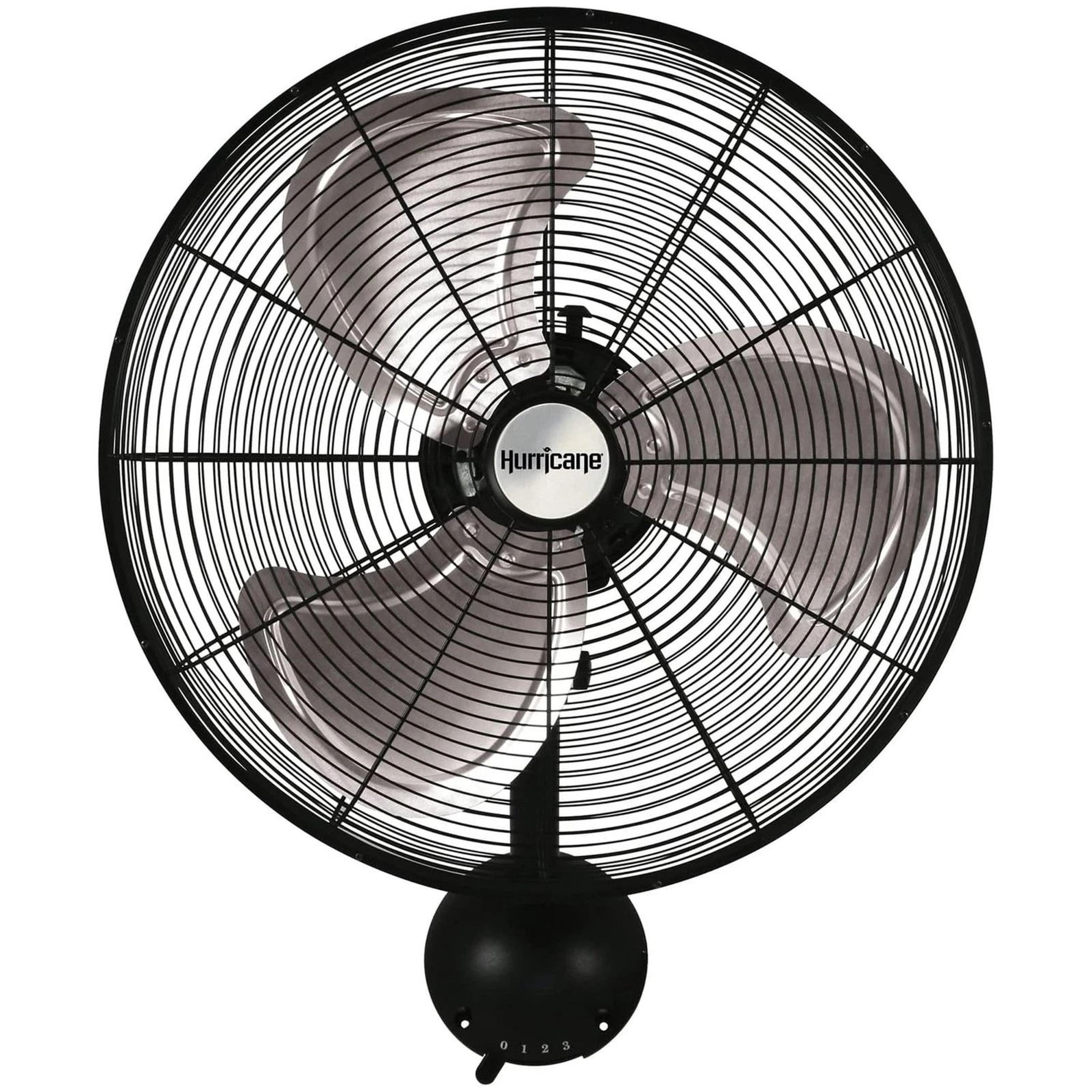 hurricane pro series metal wall mount hydroponic fan heavy duty, black