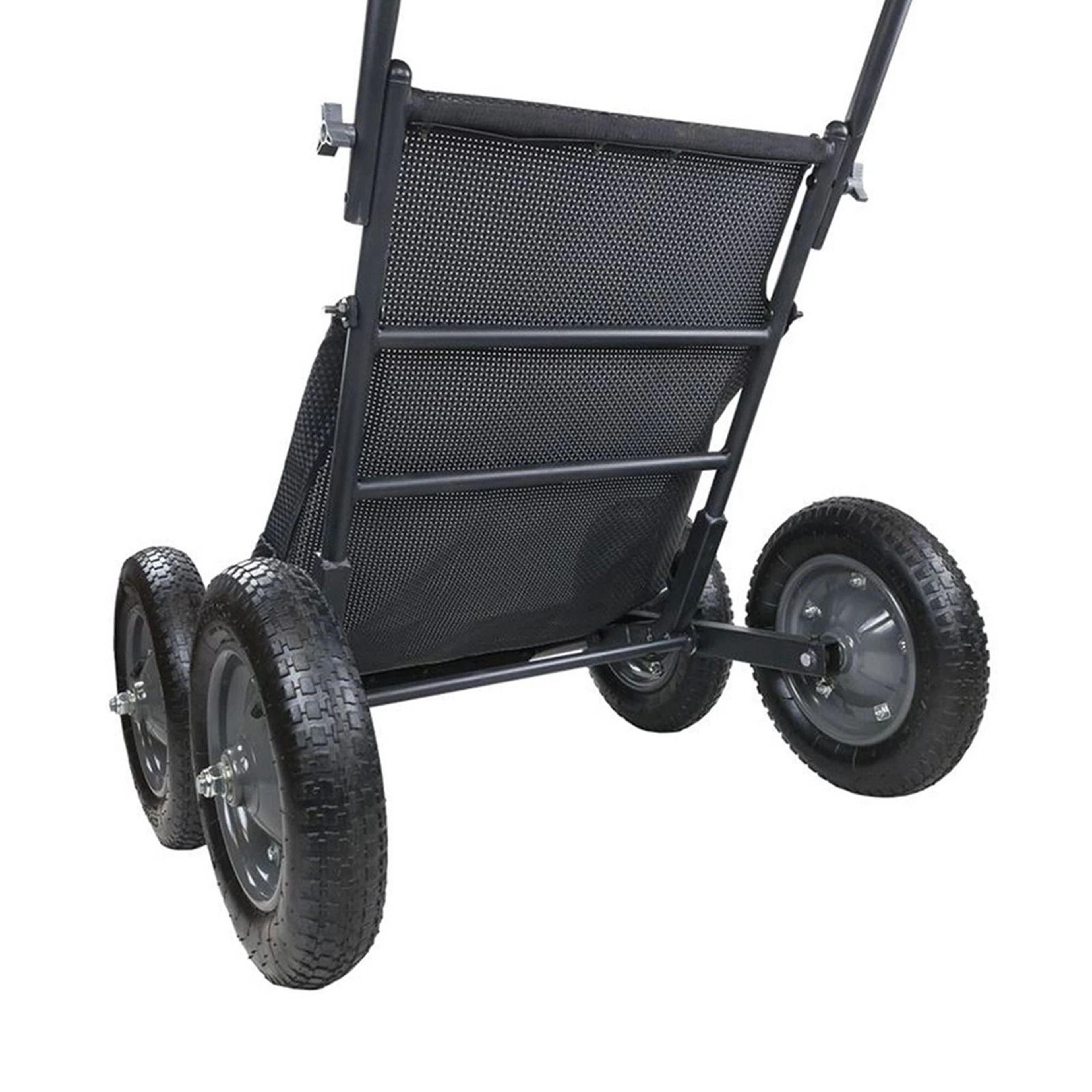 Hawk Crawler Multi Use Folding Cart Hunting Fishing Cart Capacity Black 3