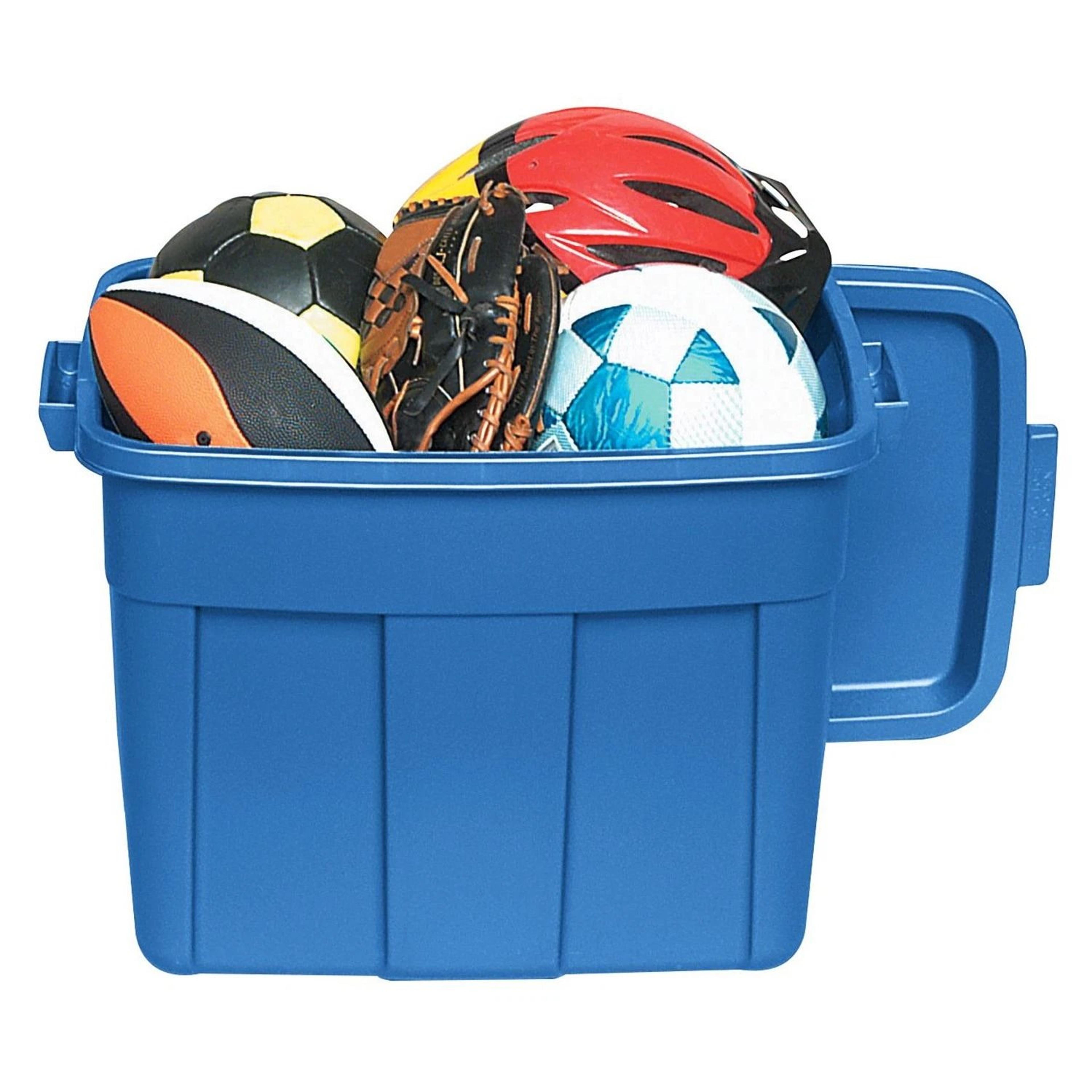 Rubbermaid Storage Container Set Stackable Plastic Bins 1