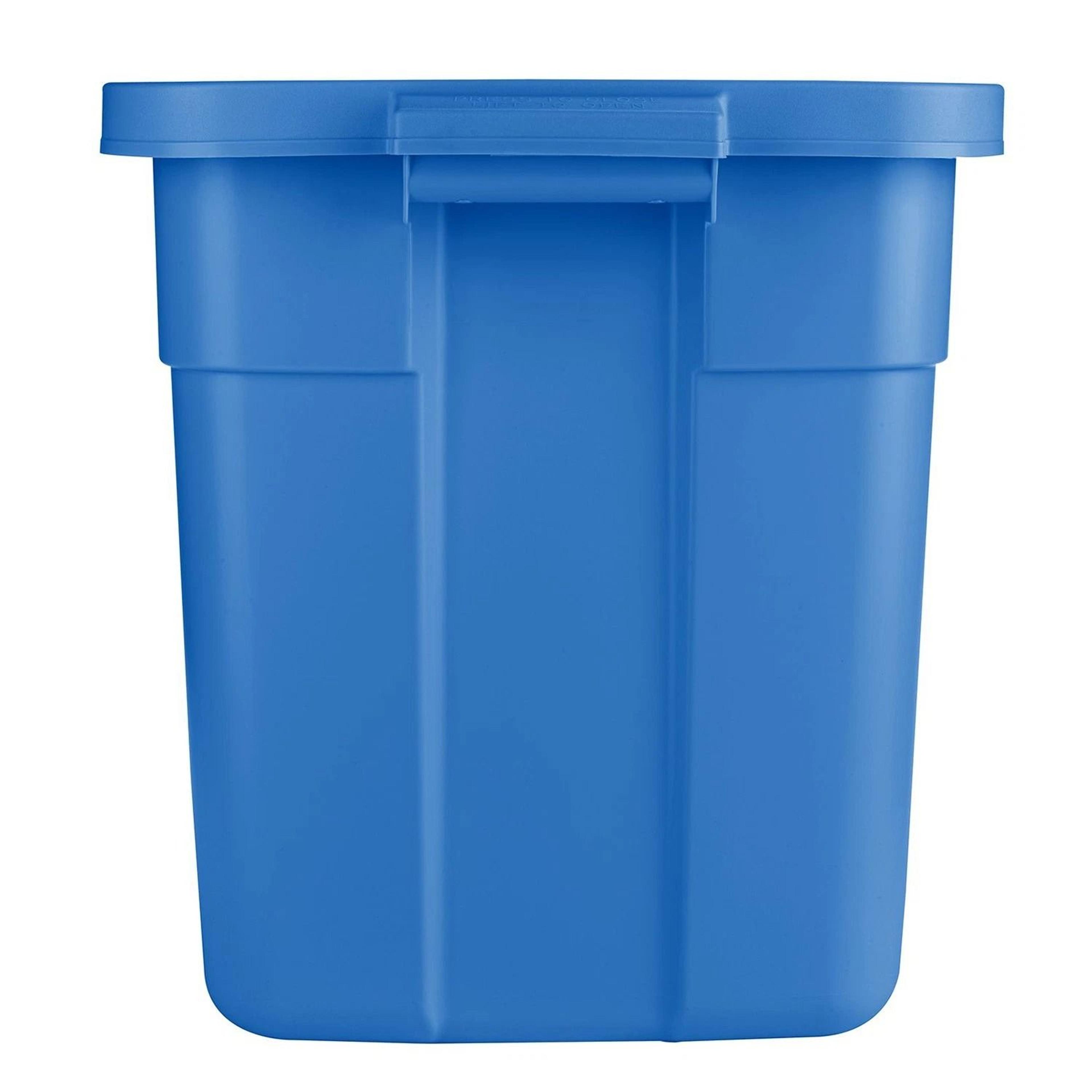 Rubbermaid Storage Container Set Stackable Plastic Bins 3