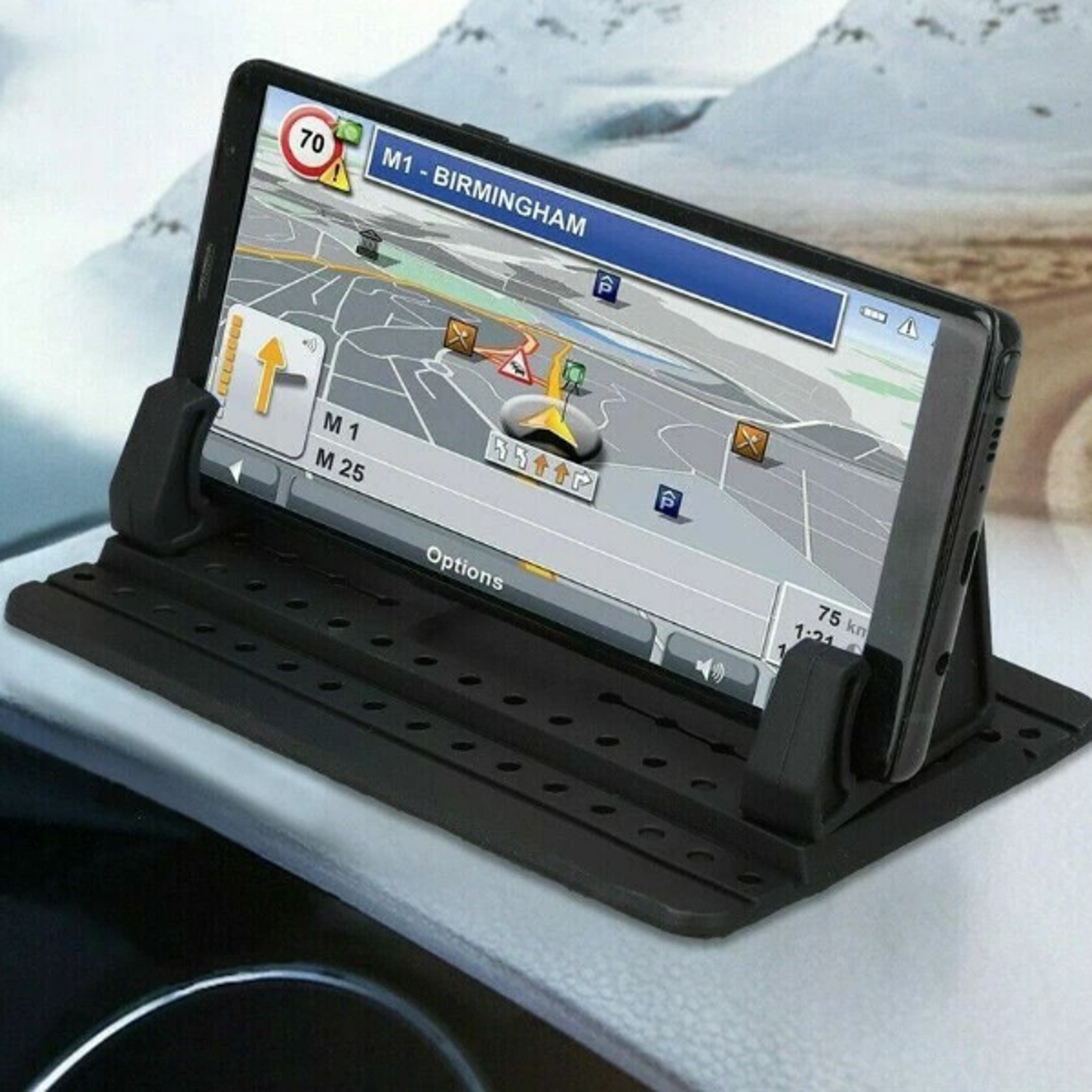 anti slip dashboard mount pad for mobile phones & gps universal phone holder