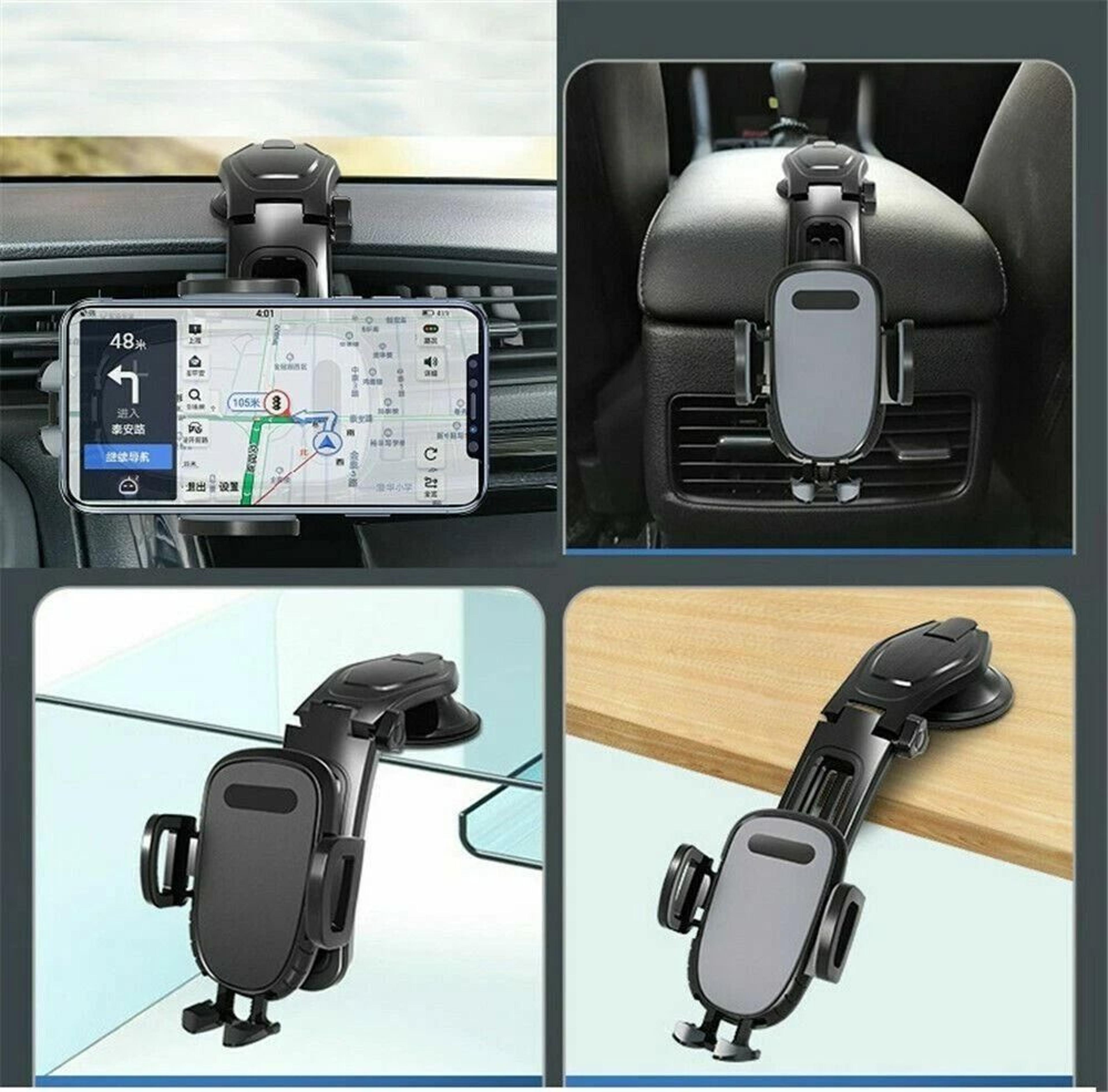 Car Windshield Mount Holder For IPhone Samsung  GPS Devices 5