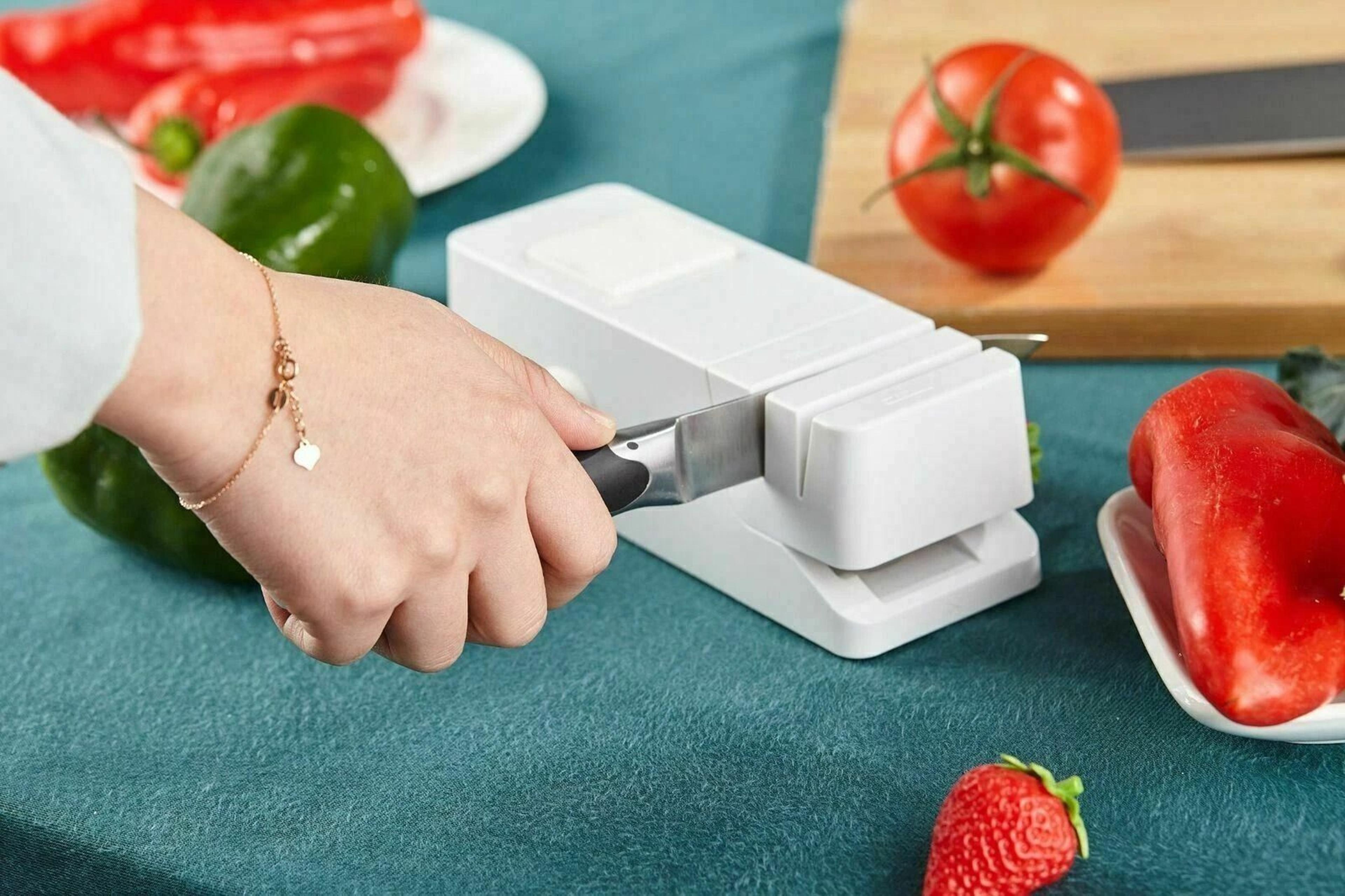 Multi Task Electric Knife And Scissor Sharpener For Machetes  More Fast Grinding Machine For Effort 2