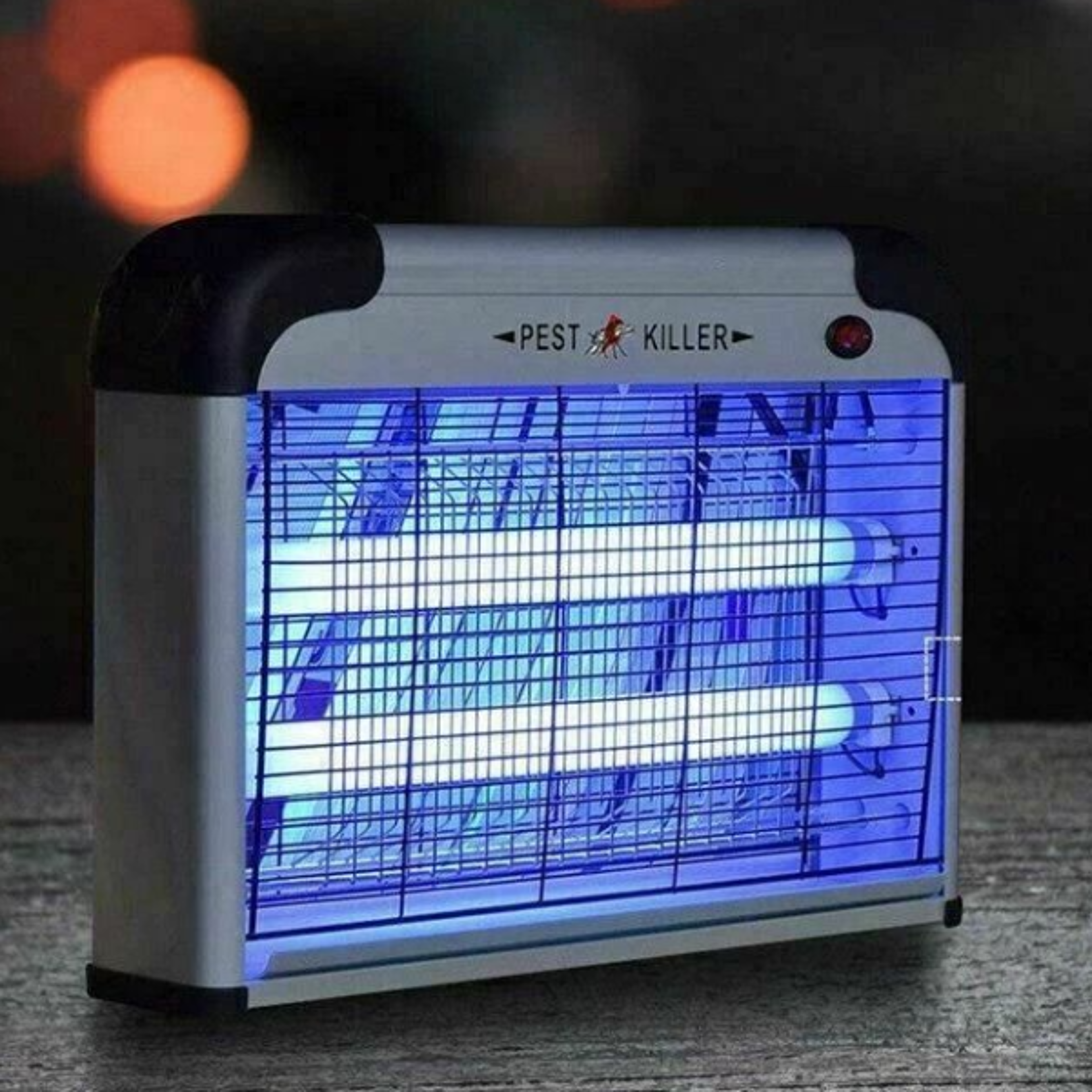 electric mosquito zapper lamp indoor bug and pest fly trap portable insect killer for home & lawn