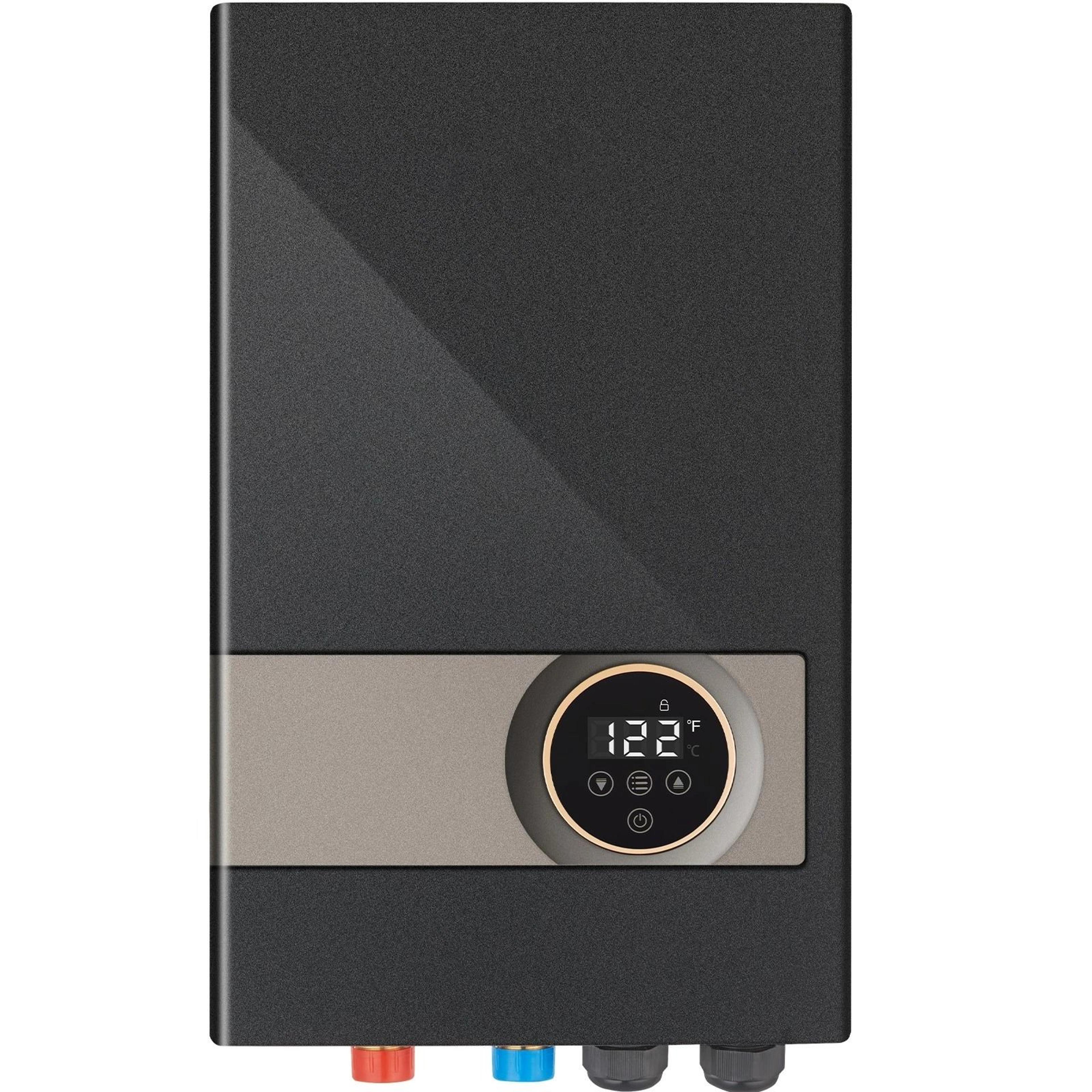 tankless water heater with led display instant hot water boiler, rated for shower & bathroom