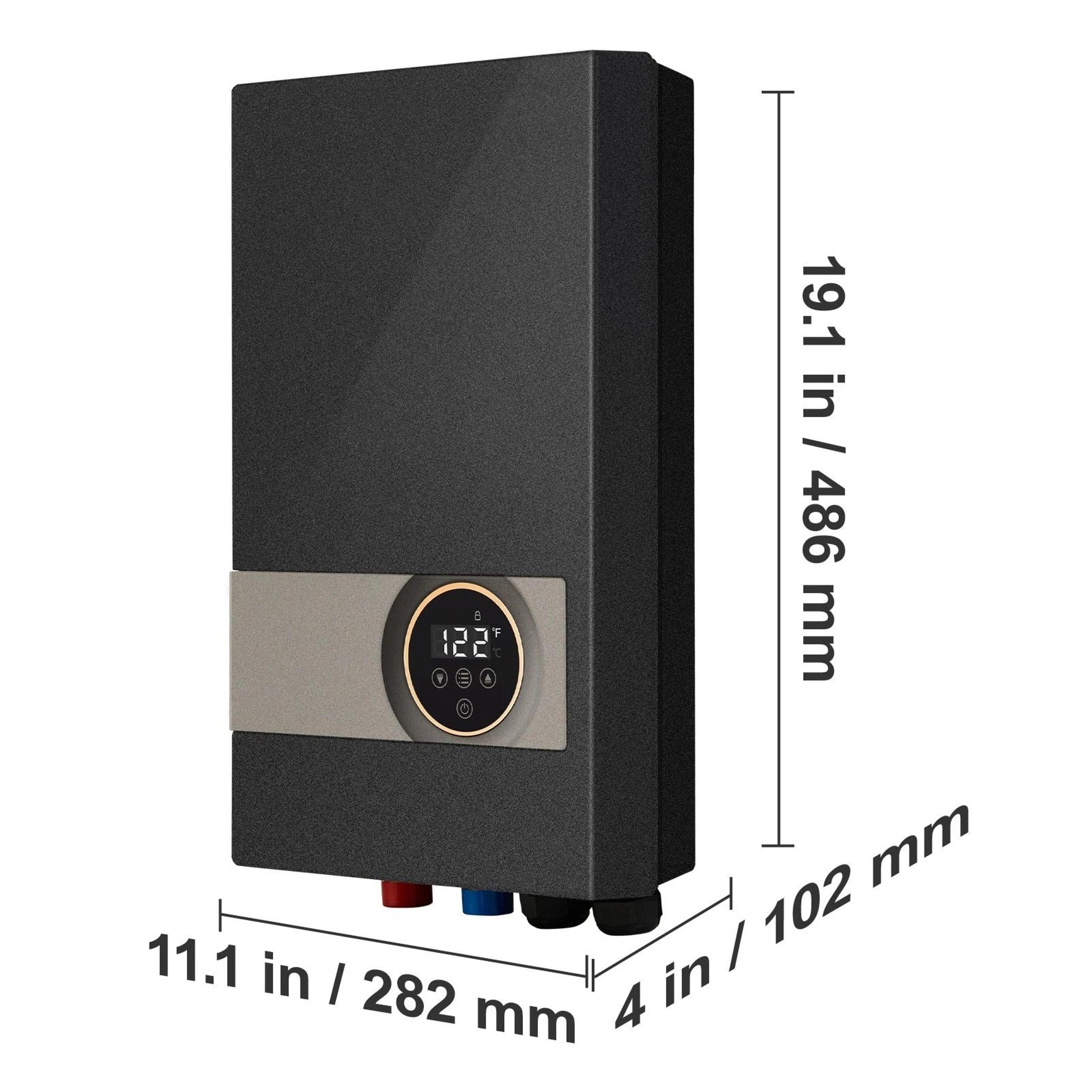 Tankless Water Heater With LED Display Instant Hot Water Boiler Rated For Shower  Bathroom 3