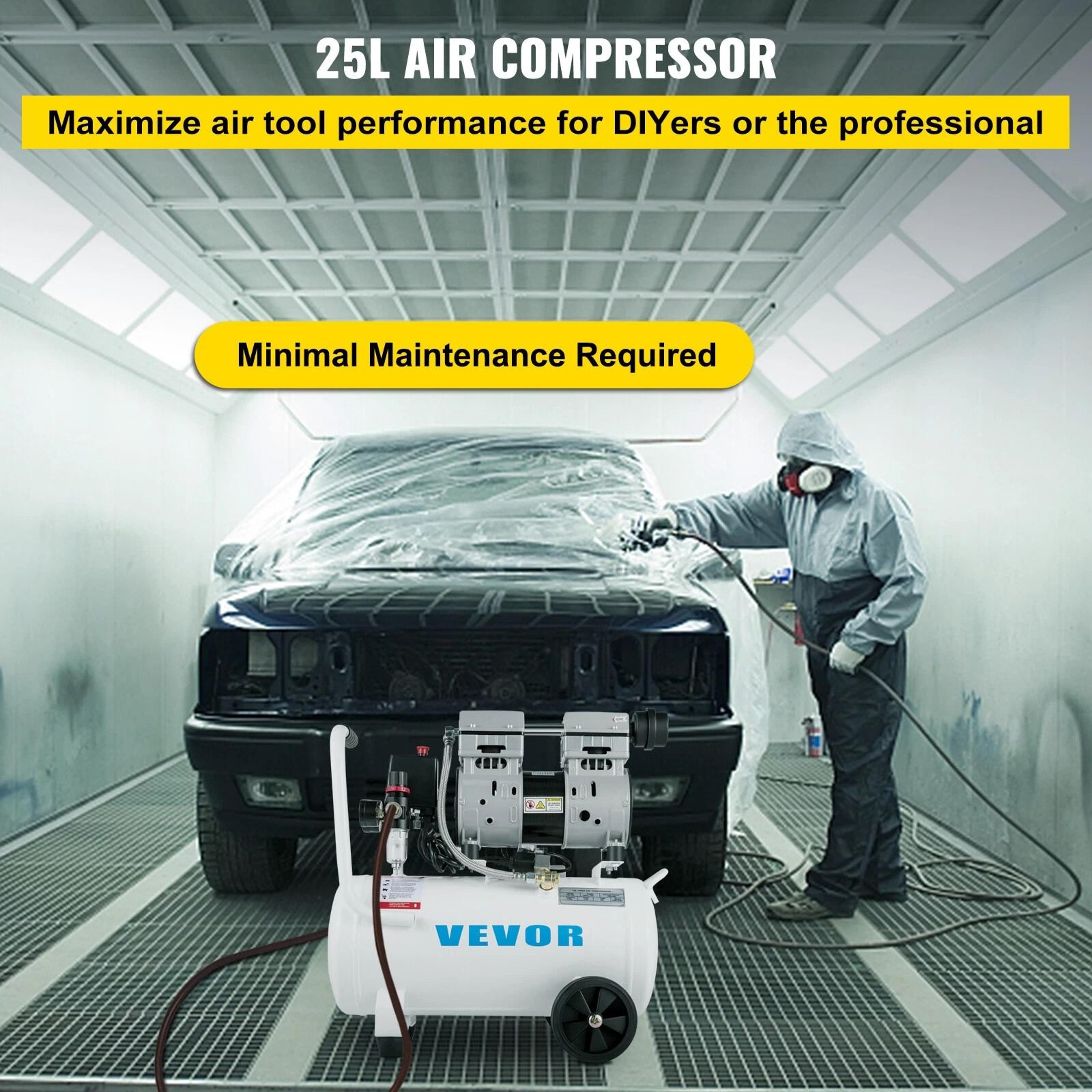 Ultra Quiet Oil Free Air Compressor Compact  Durable 10