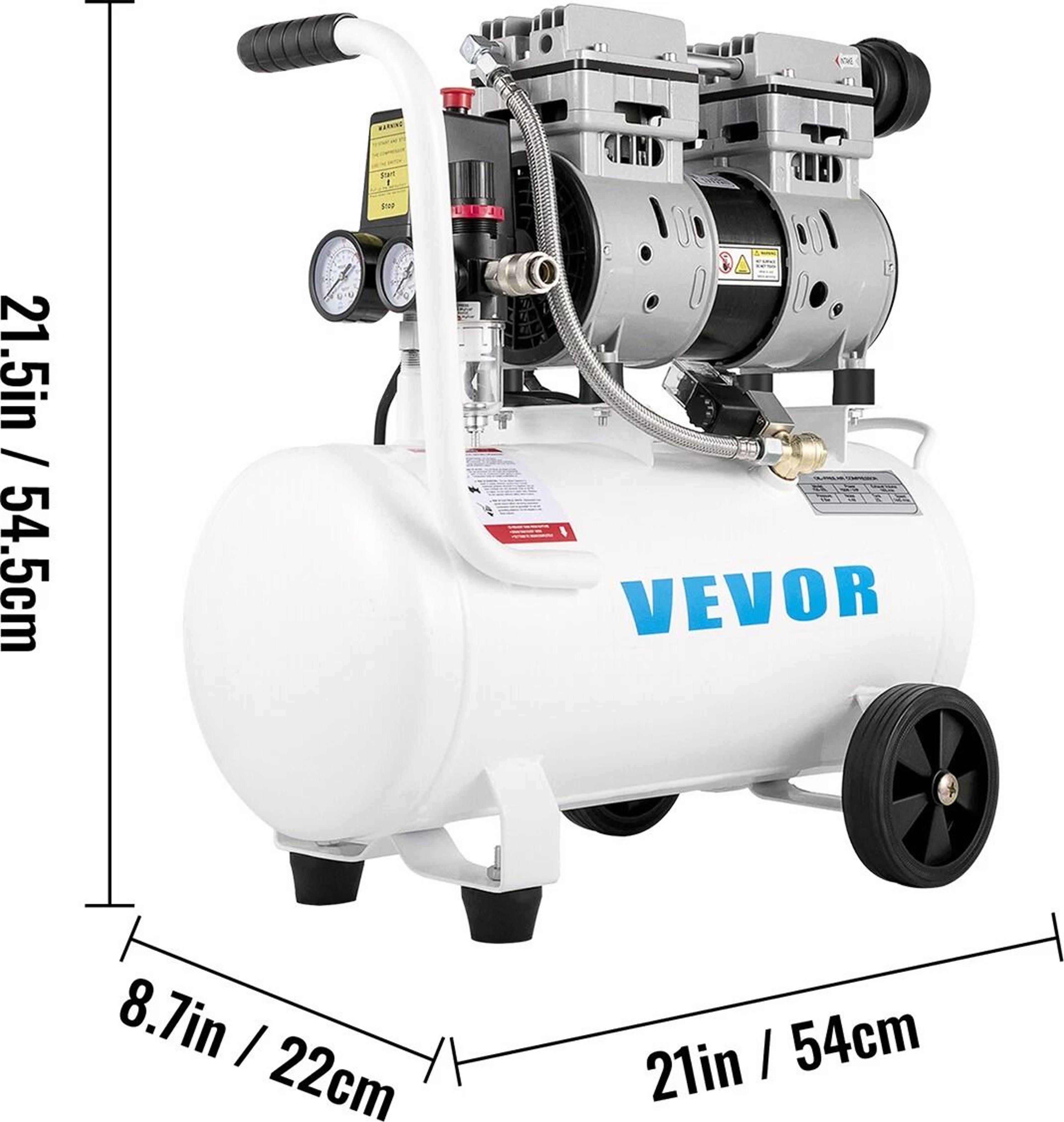 Ultra Quiet Oil Free Air Compressor Compact  Durable 4