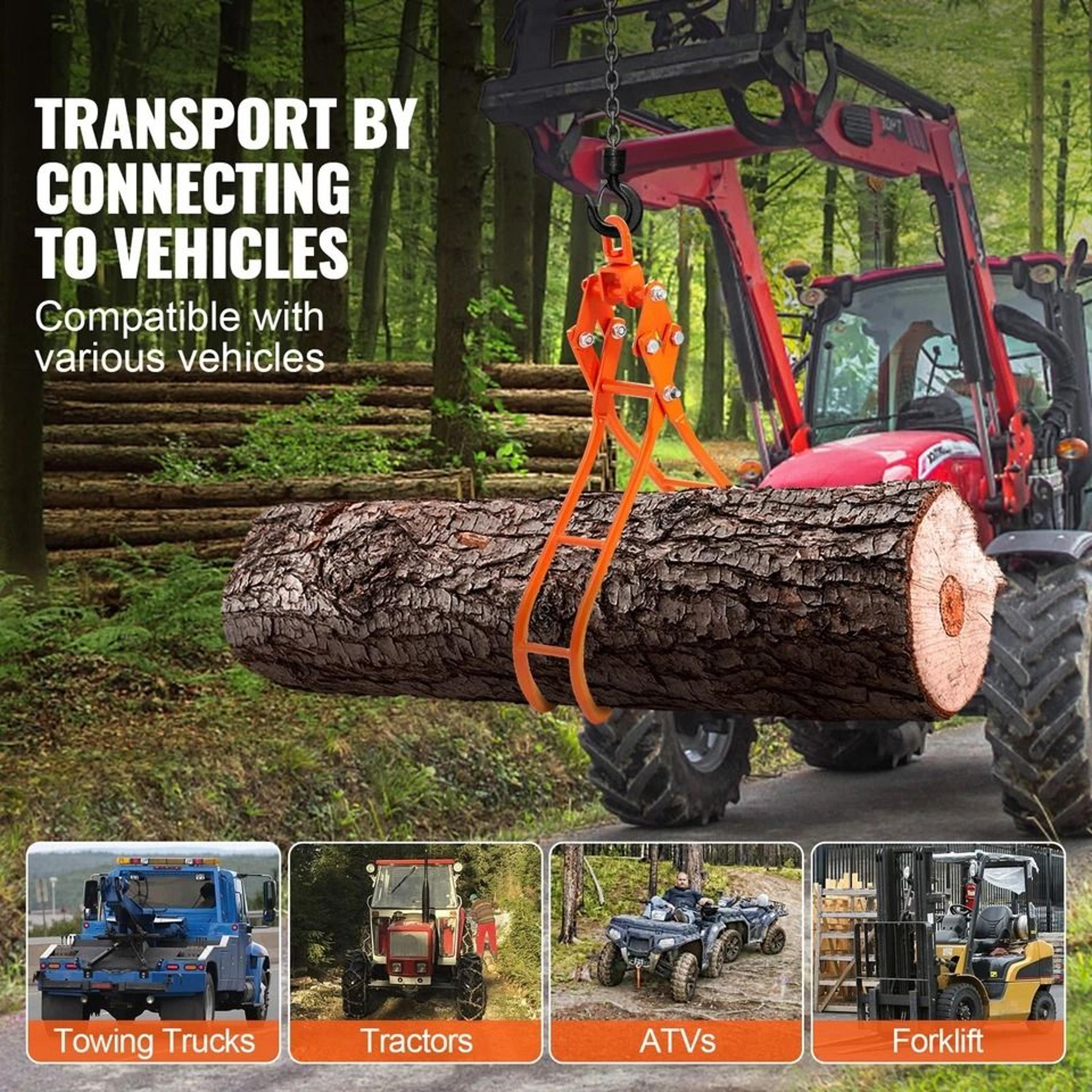 Timber Claw Hook Claw Log Grapple For Logging Tongs 4
