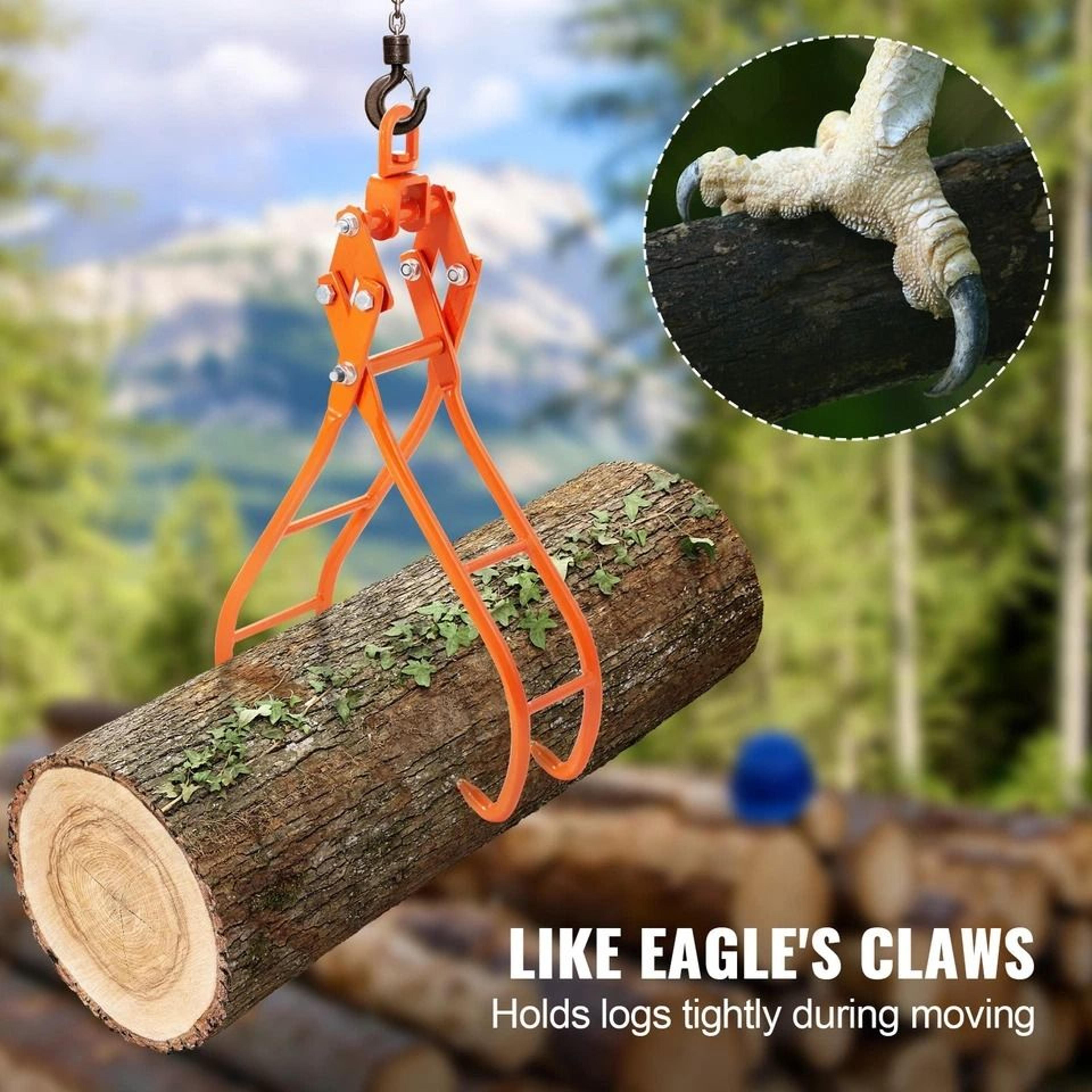 Timber Claw Hook Claw Log Grapple For Logging Tongs 6