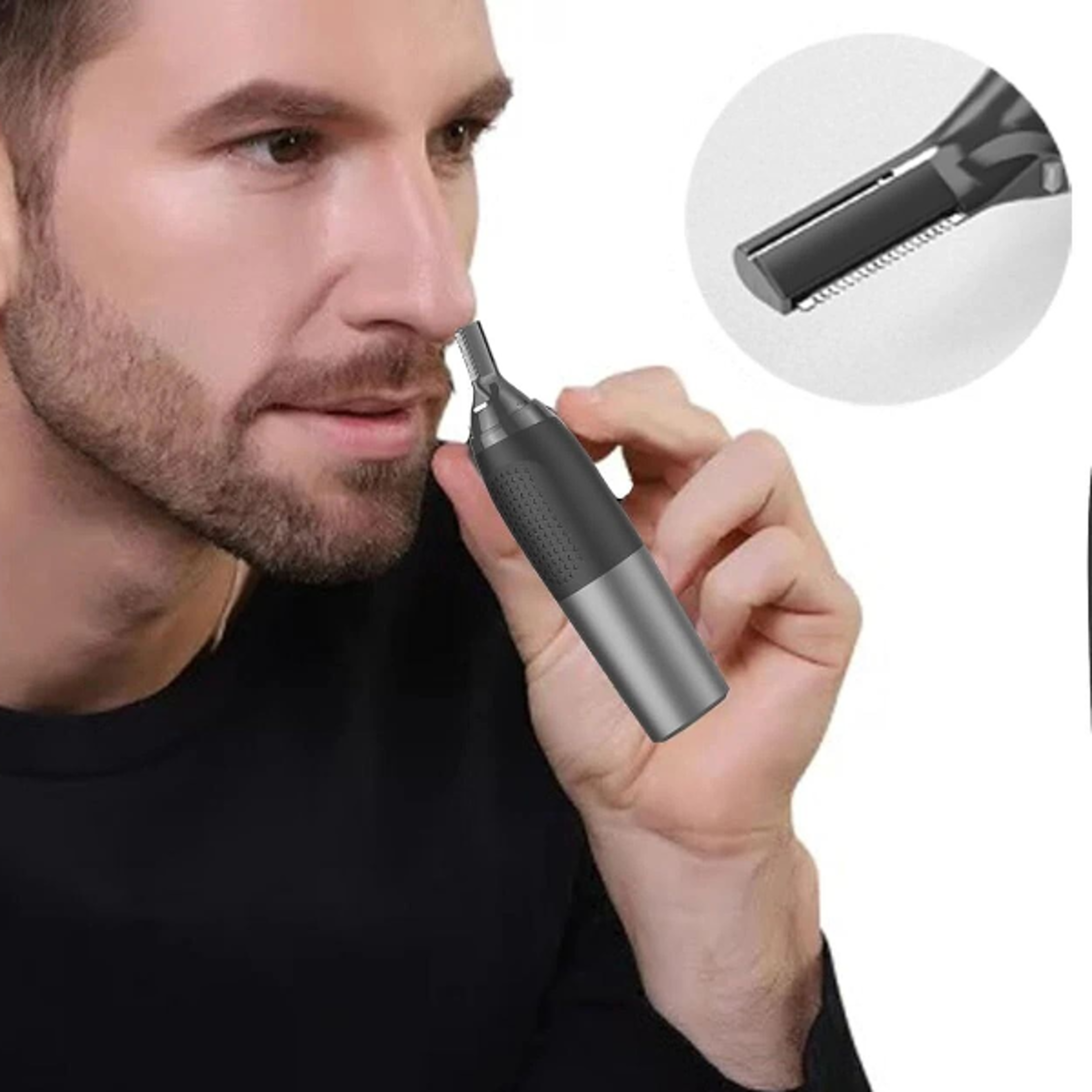 nose, ear, face, neck, eyebrow trimmer - mustache & beard shaver clipper