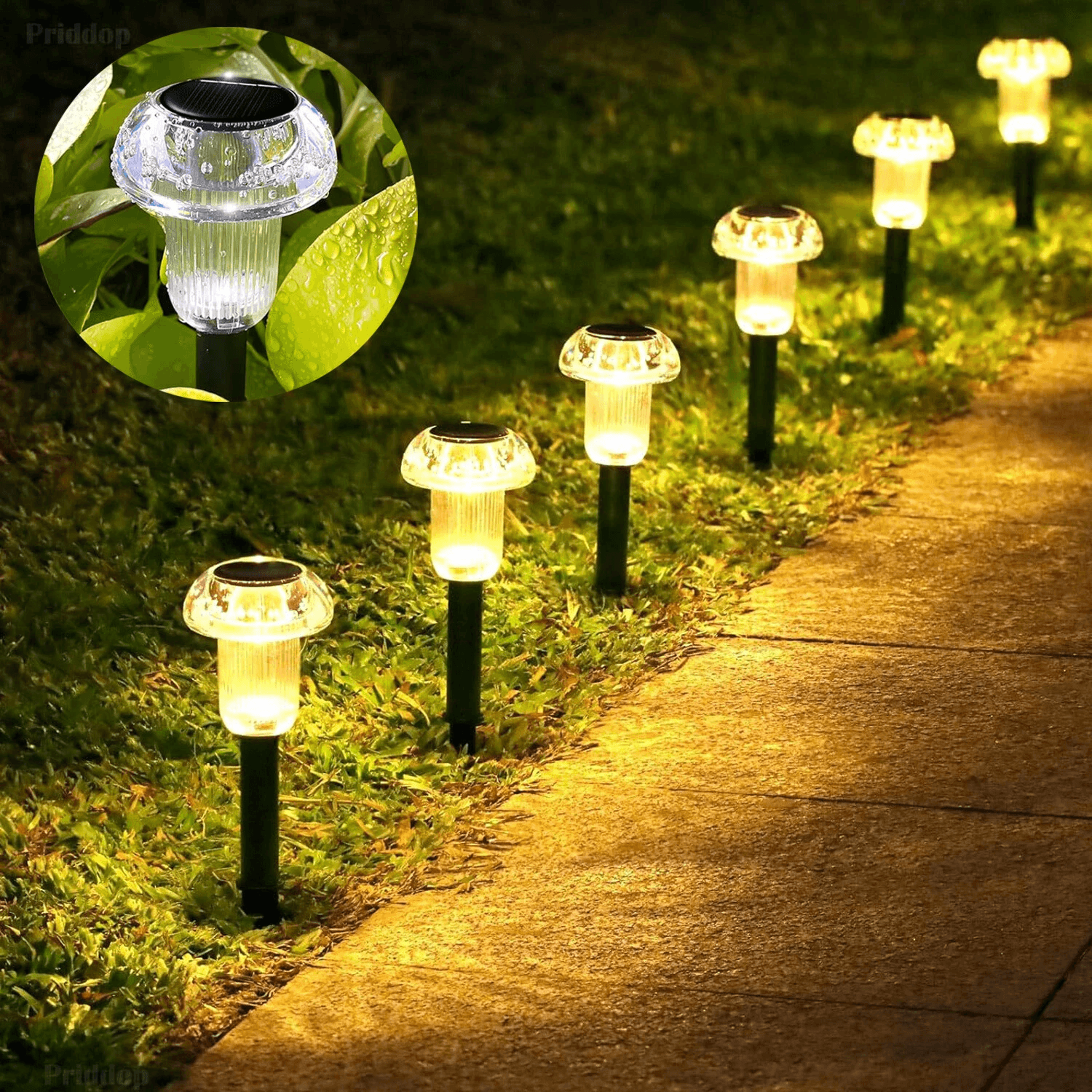 Solar Power Landscape Lights LED Outdoor Garden Yard Pathway Lamps 10