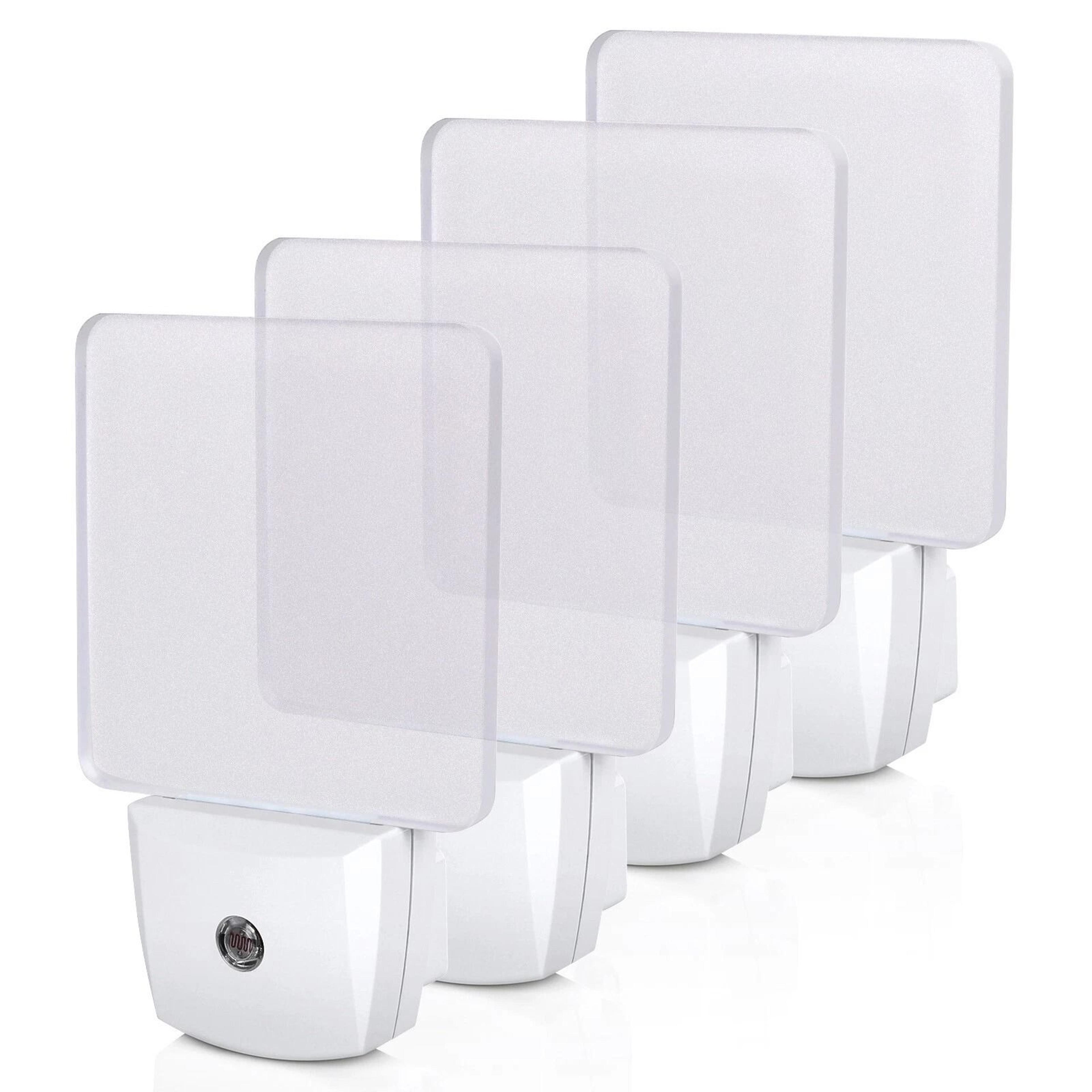 Plug In LED Night Light With Light Sensor Dusk To Dawn Bathroom Light 9