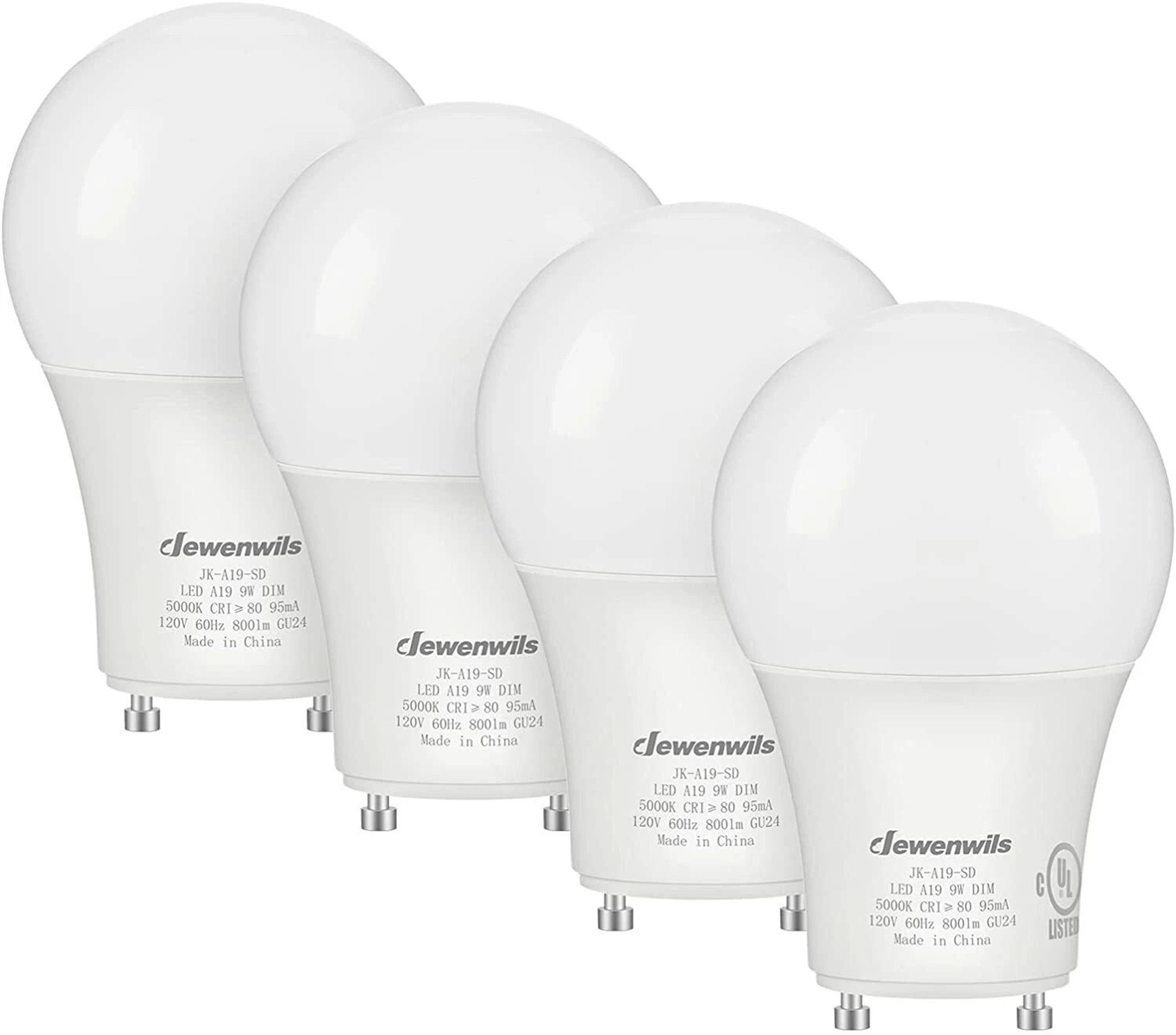 gu24 led light bulb dimmable prong daylight