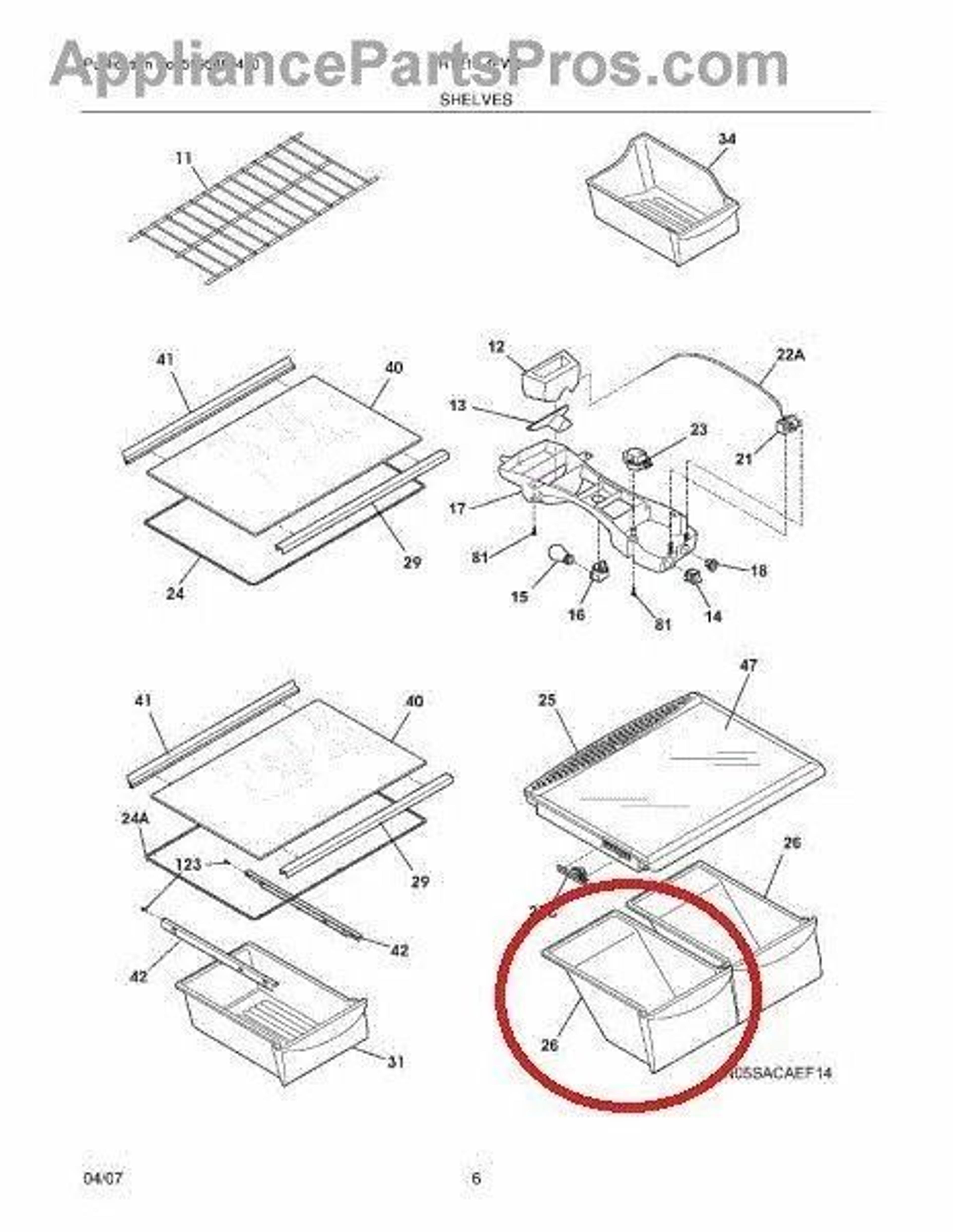 Crisper Pan Bottom Replacement For Frigidaire Kenmore Refrigerator Ideal For Fresh Food Storage 1