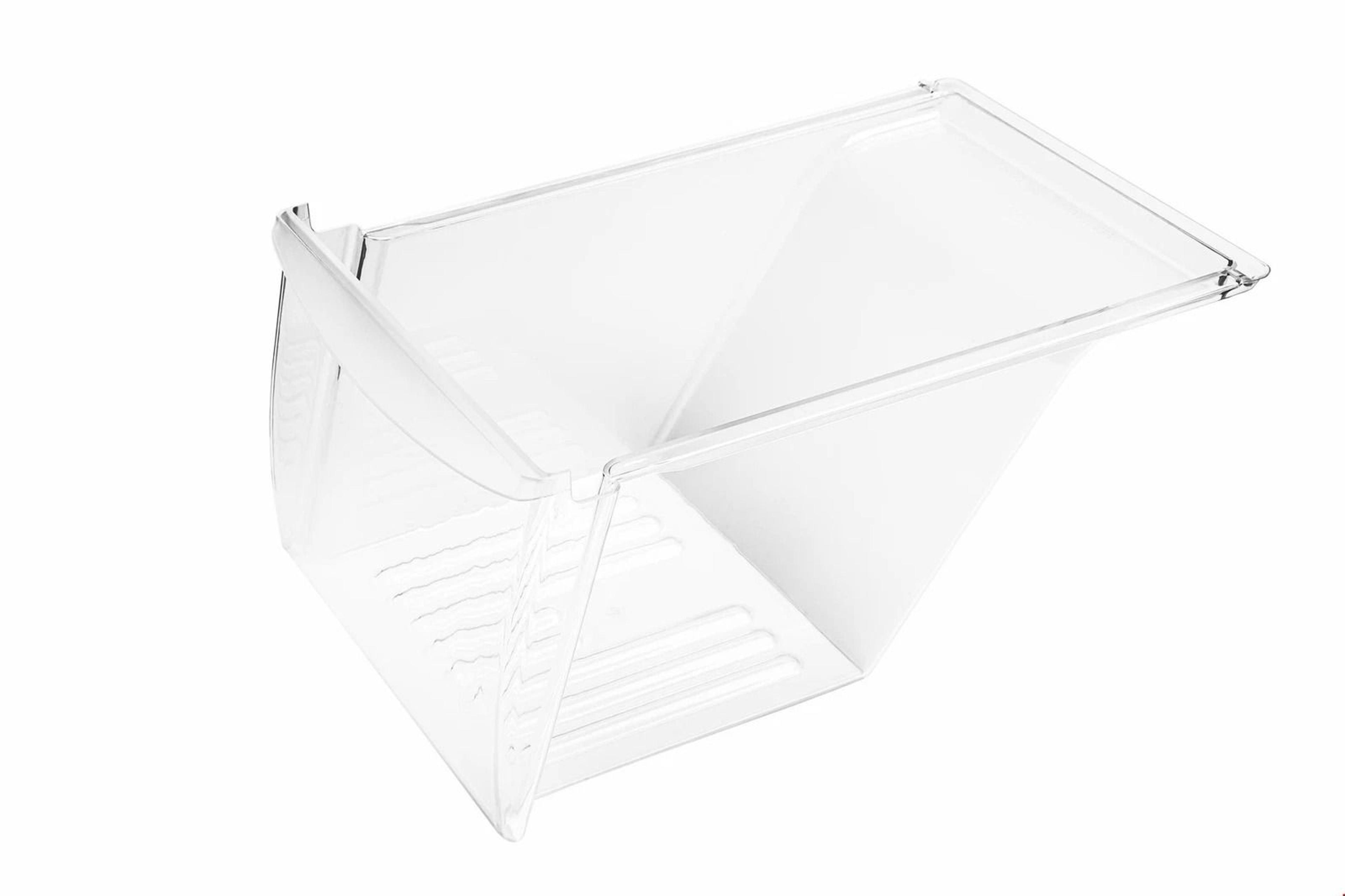 clear crisper drawer for frigidaire refrigerators, compatible with models durable storage solutions