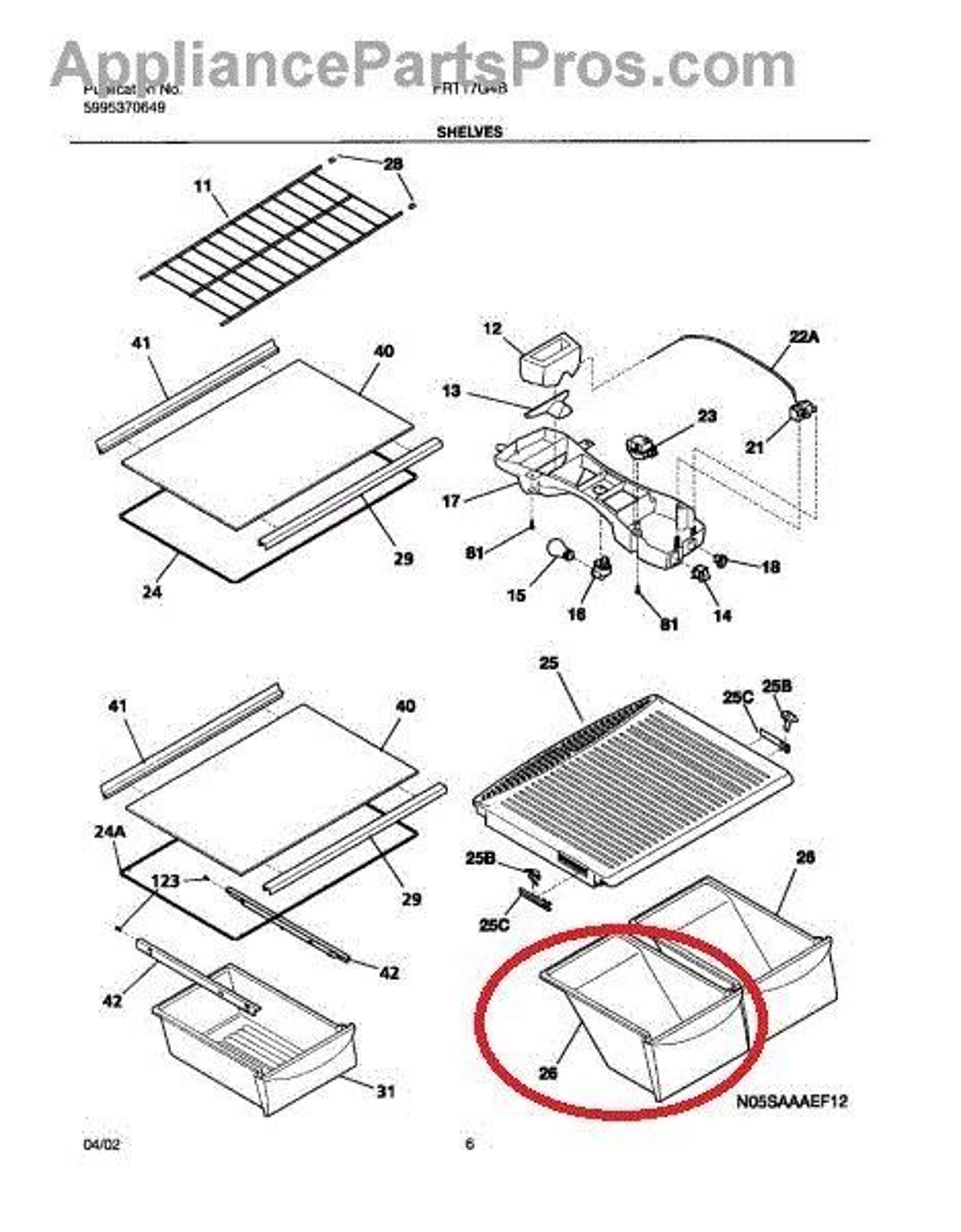 Clear Crisper Drawer Compatible With Frigidaire Refrigerator 1