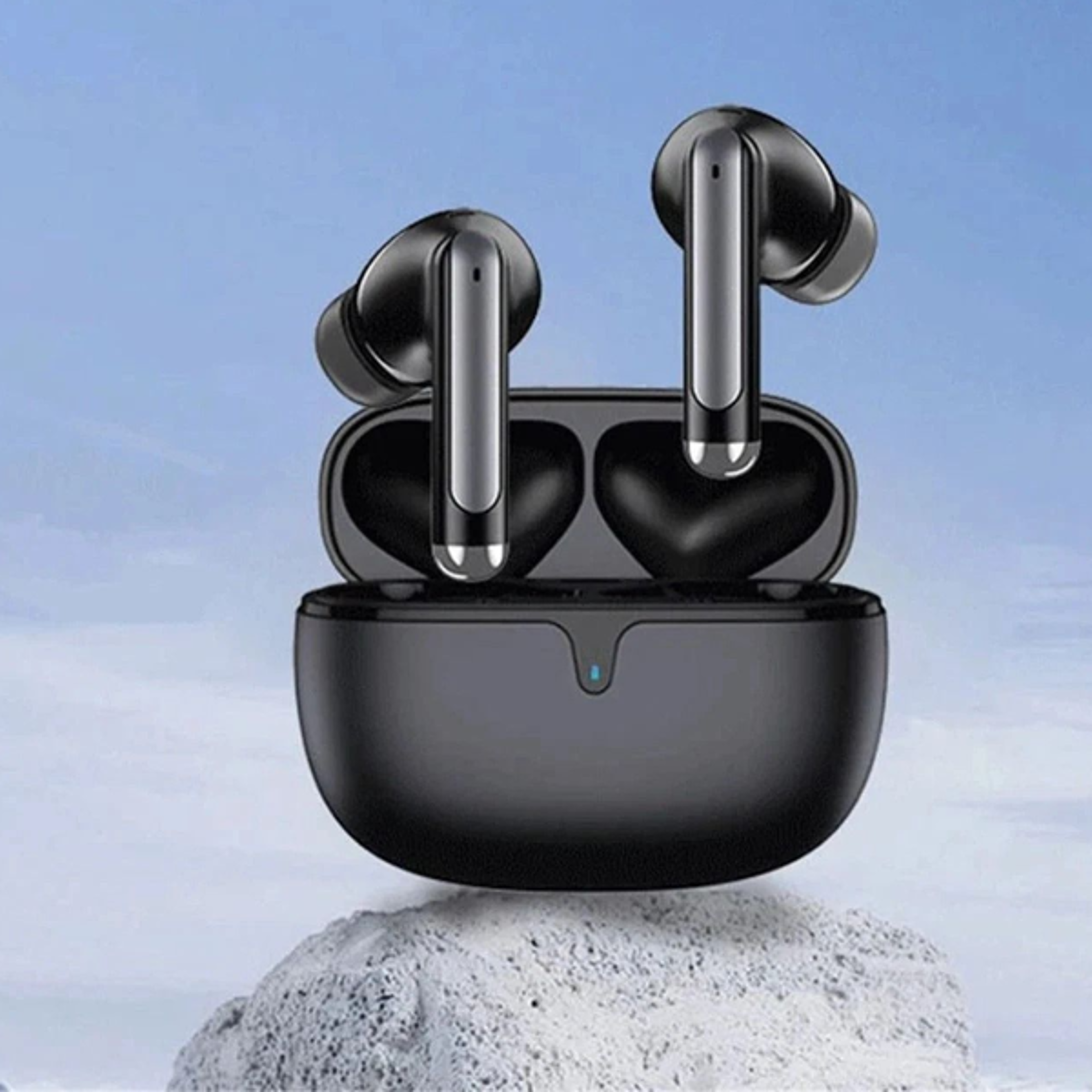 wireless sport bluetooth tws headset earbuds with mic stereo sound & comfortable fit