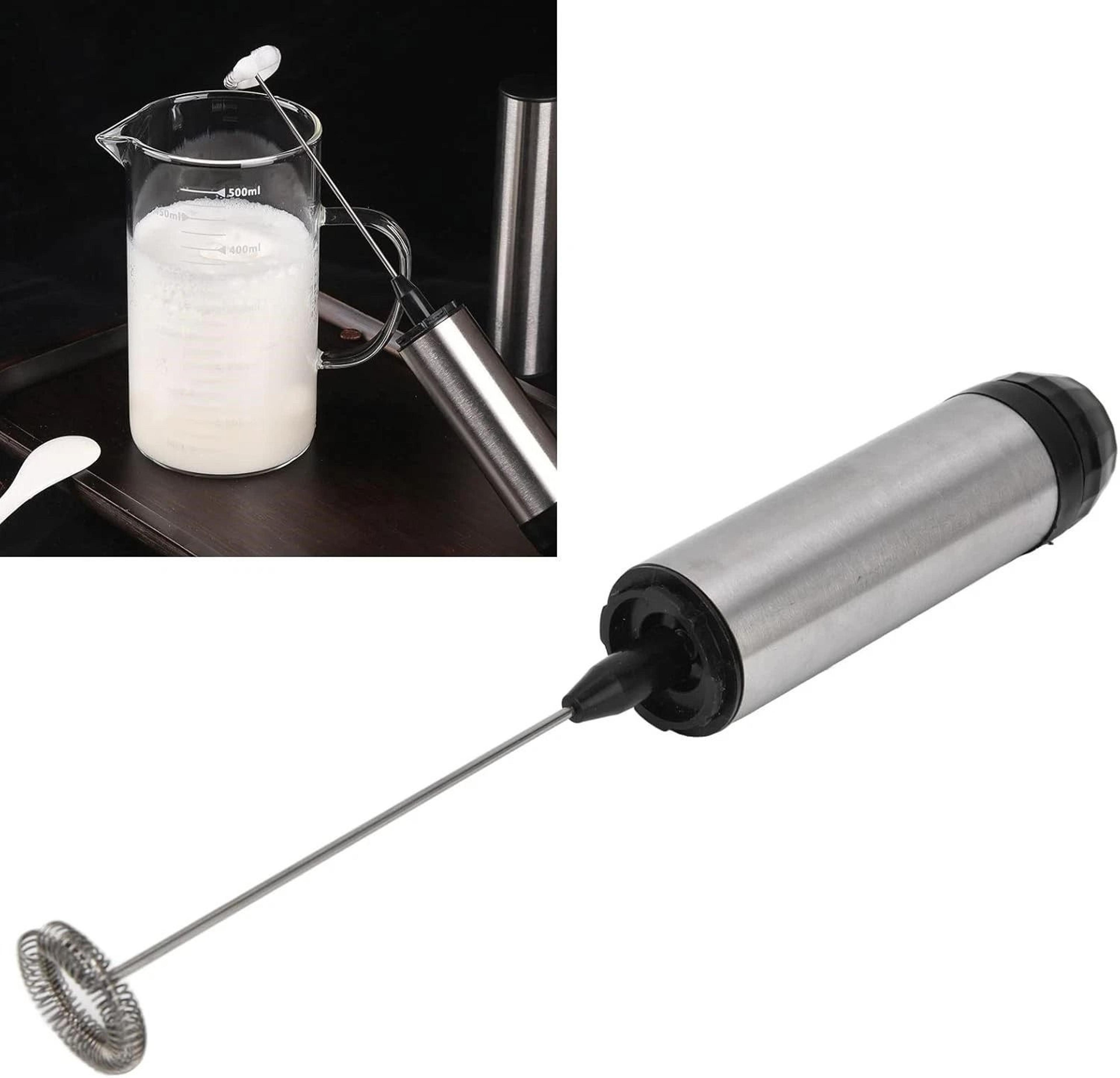 electric milk frother & coffee foamer egg beater whisk latte stirrer for smooth drinks