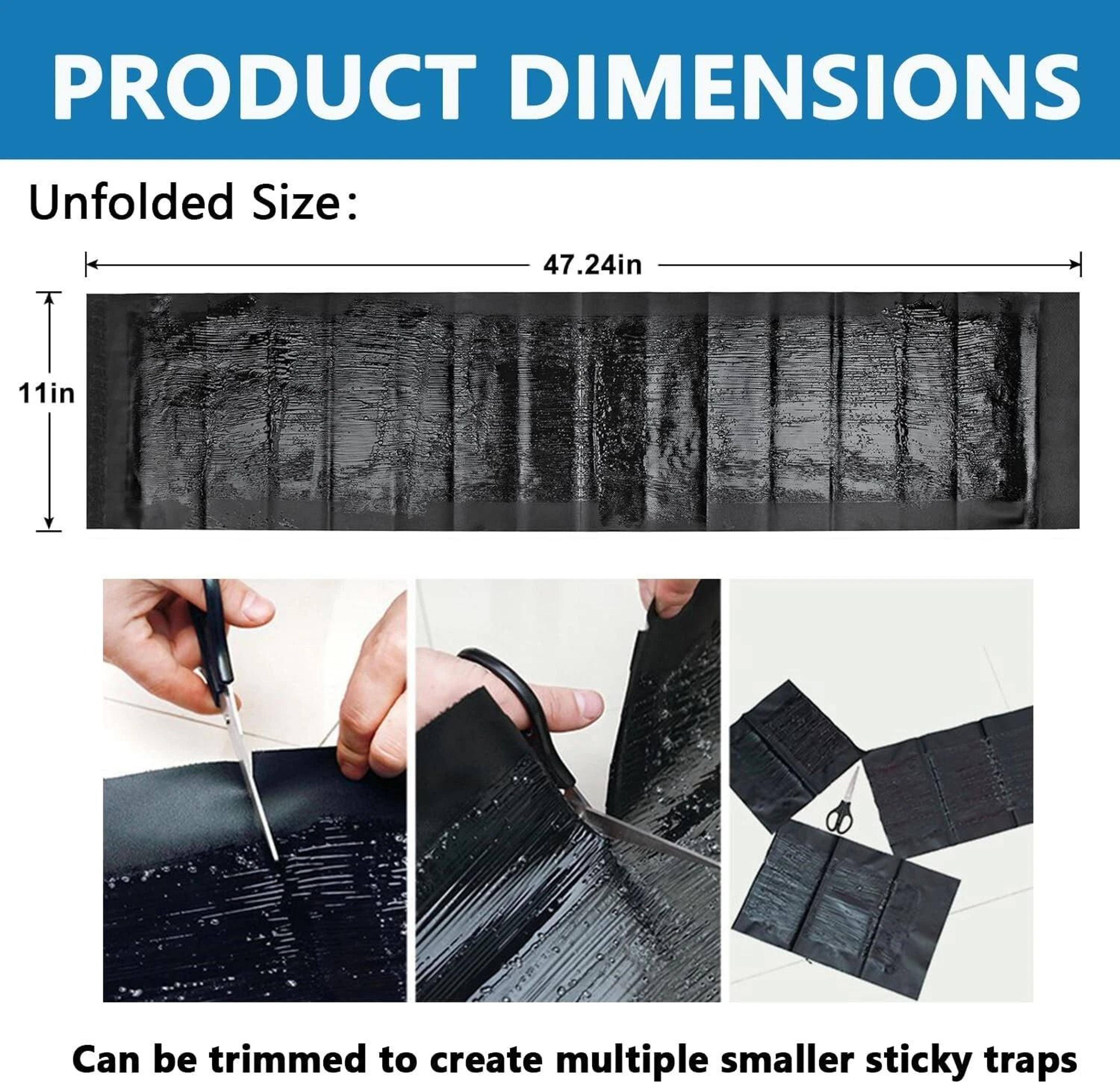 Mouse Glue Traps Anti Slip Rodent Sticky Pads For Mice Rats And Snakes 2