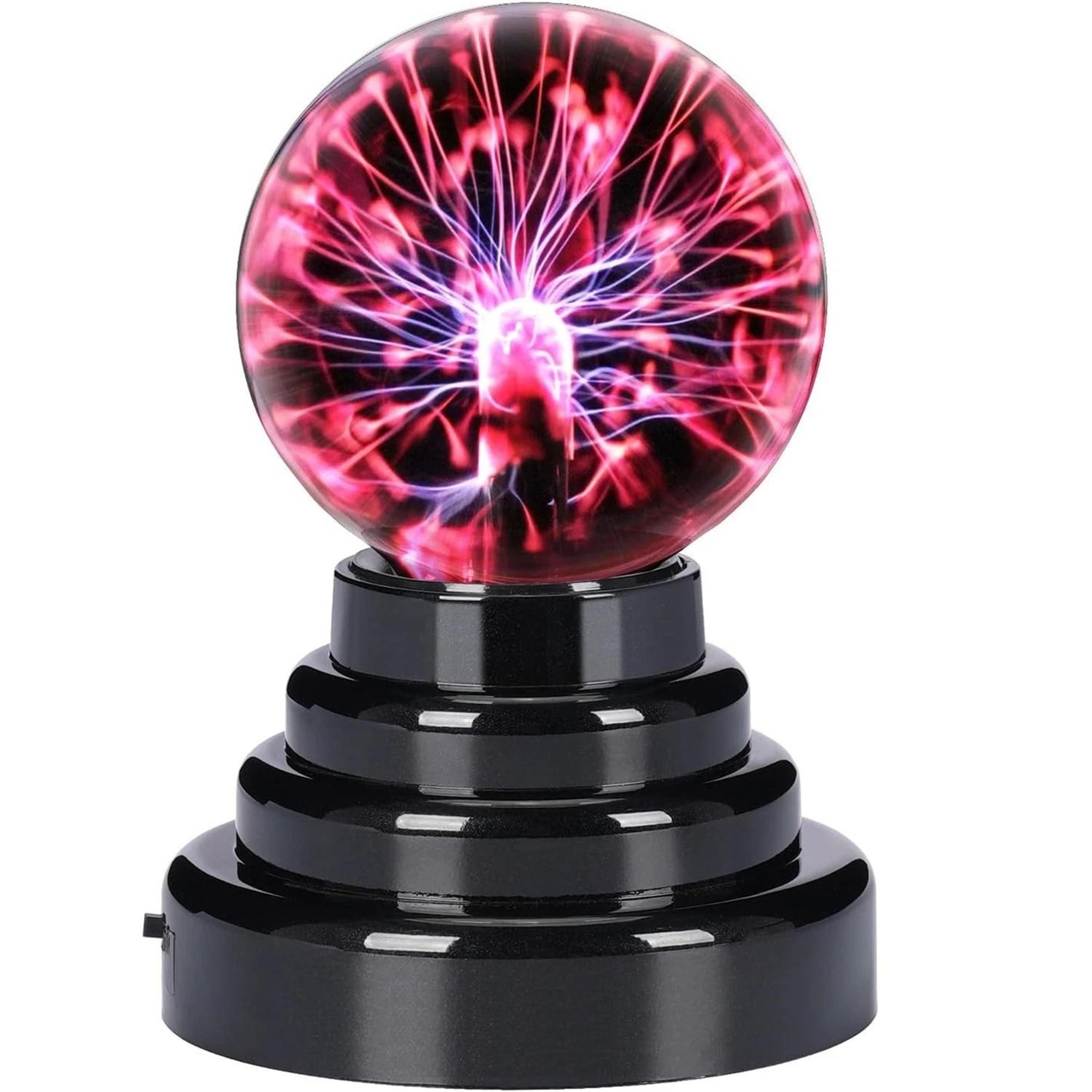 plasma globe touch & sound sensitive lamp electric lightning novelty light for home decor & entertainment