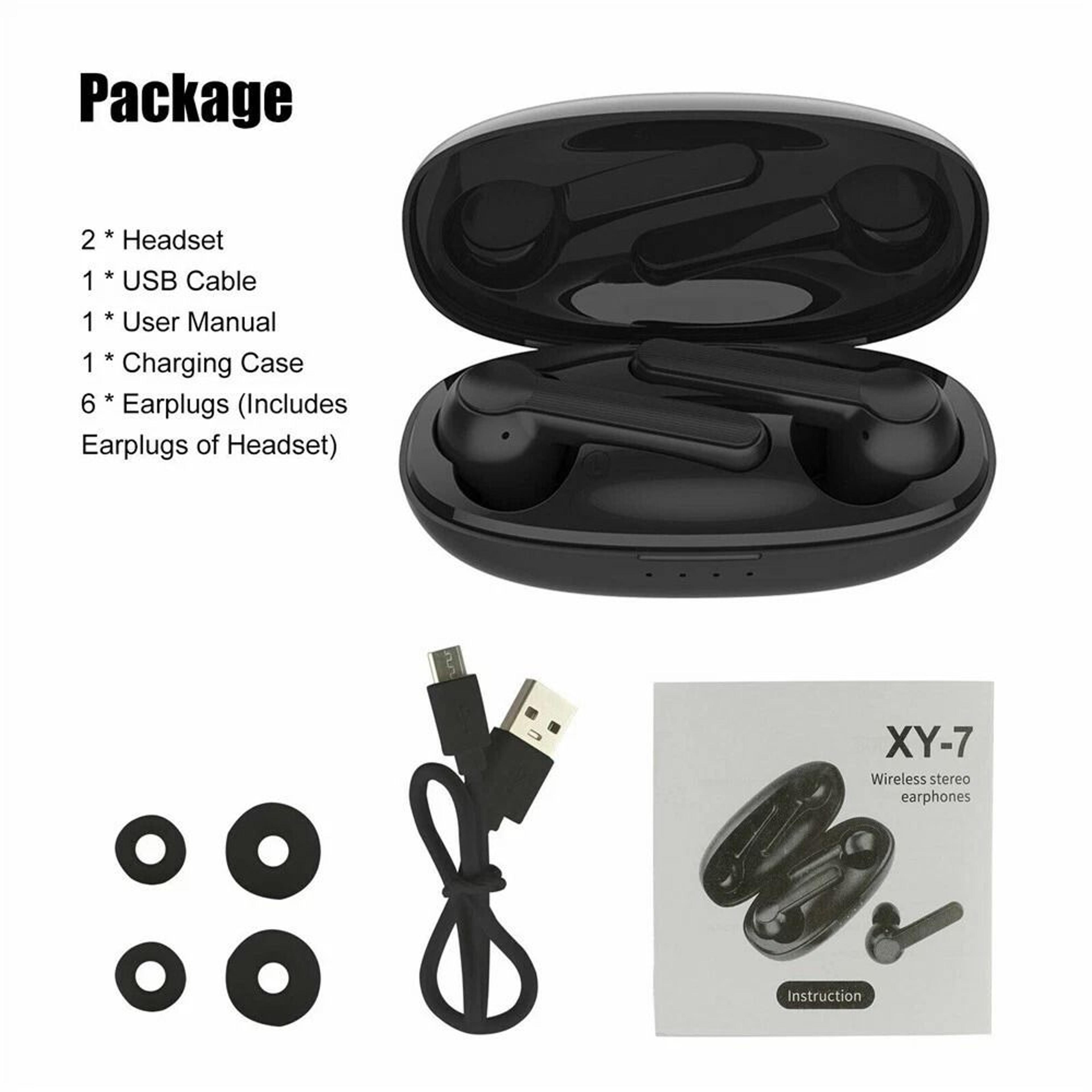 Wireless TWS Bluetooth Earbuds Mini Stereo In Ear Headset For True Wireless Sound 9