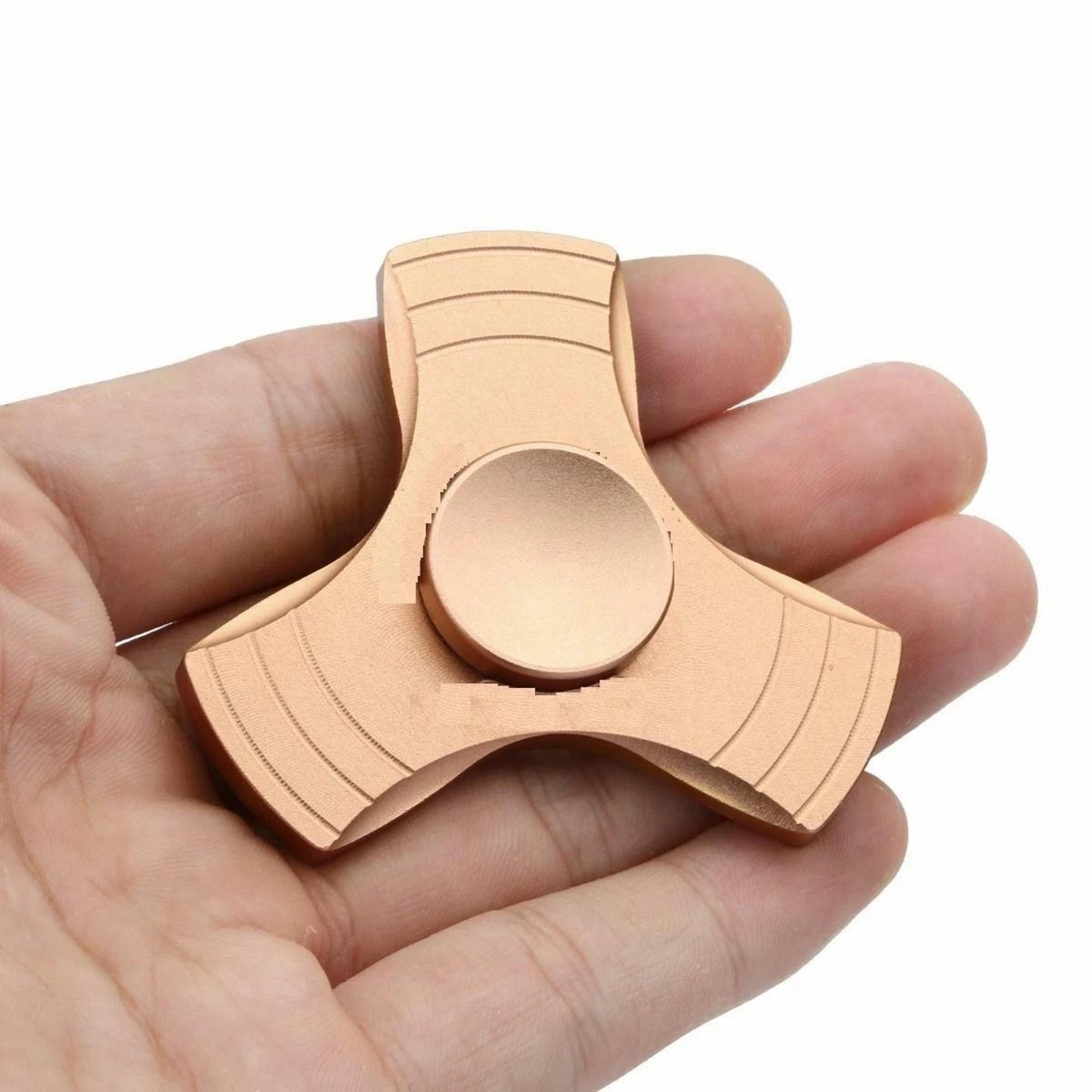 tri spinner fidget toy for stress relief, handheld edc desk spinner for adults and kids