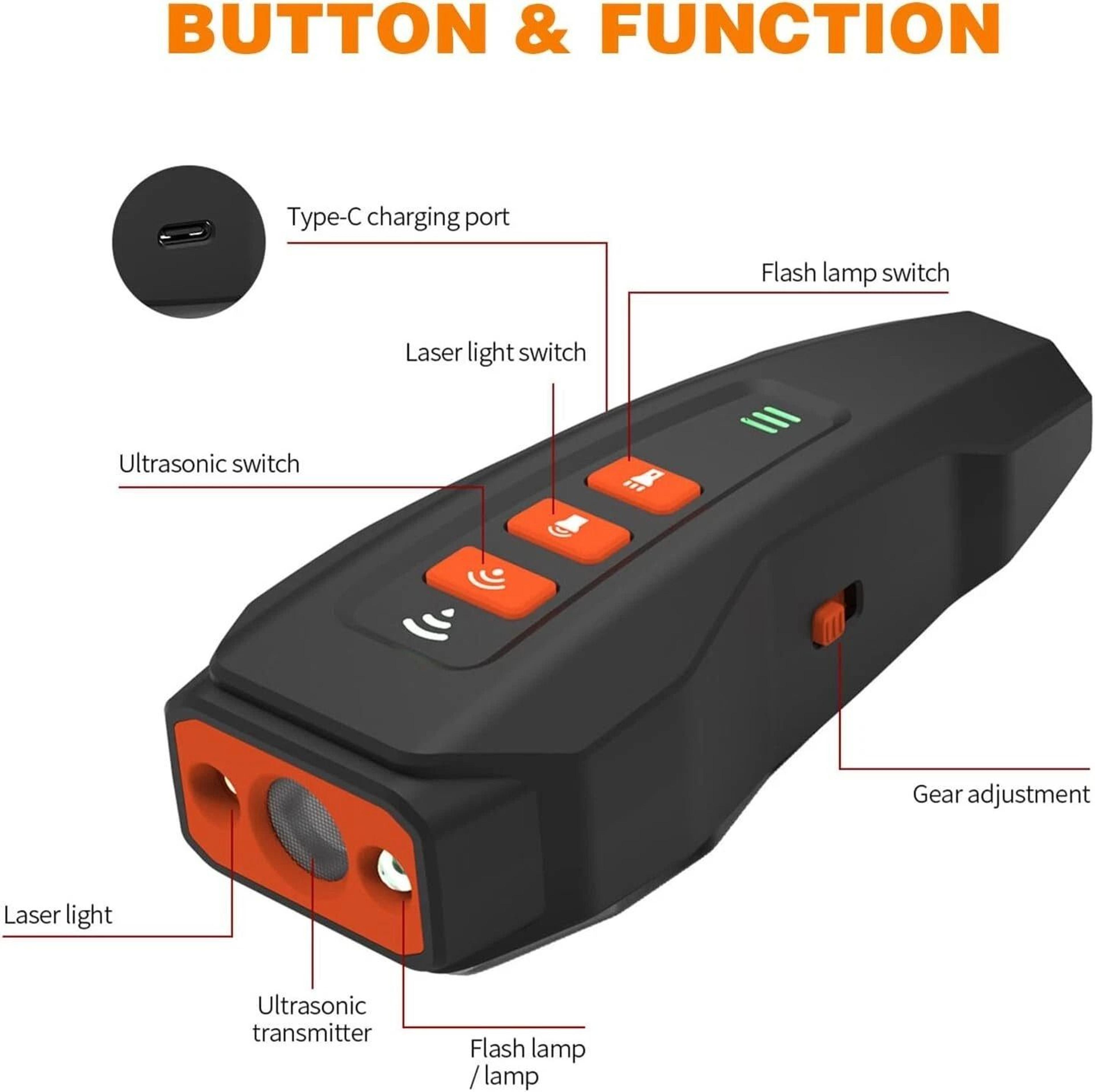 Dog Bark Deterrent Device Anti Barking Trainer With Dual Sensors For Effective Control 2