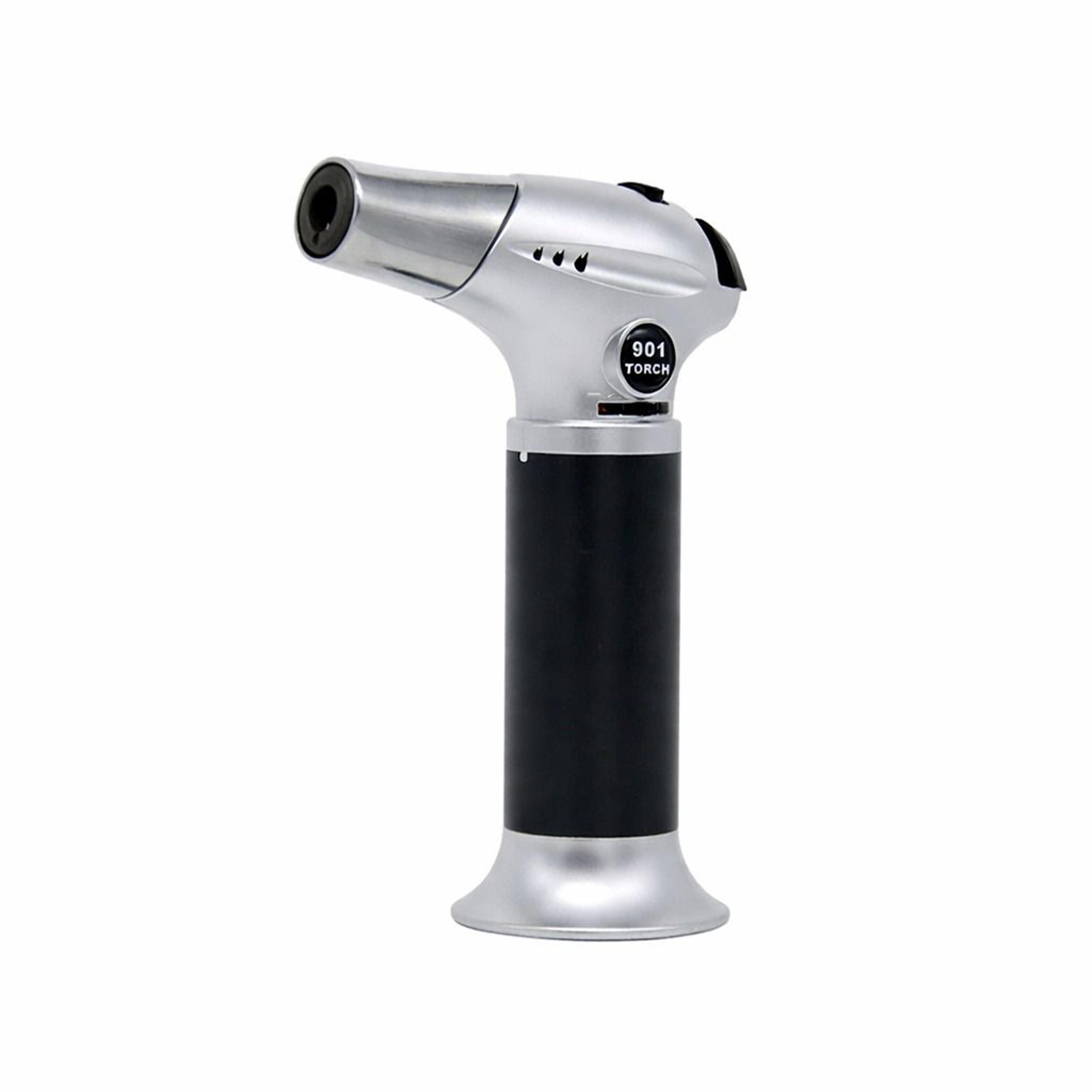 butane torch lighter adjustable flame, windproof, refillable gas perfect for welding & outdoor use