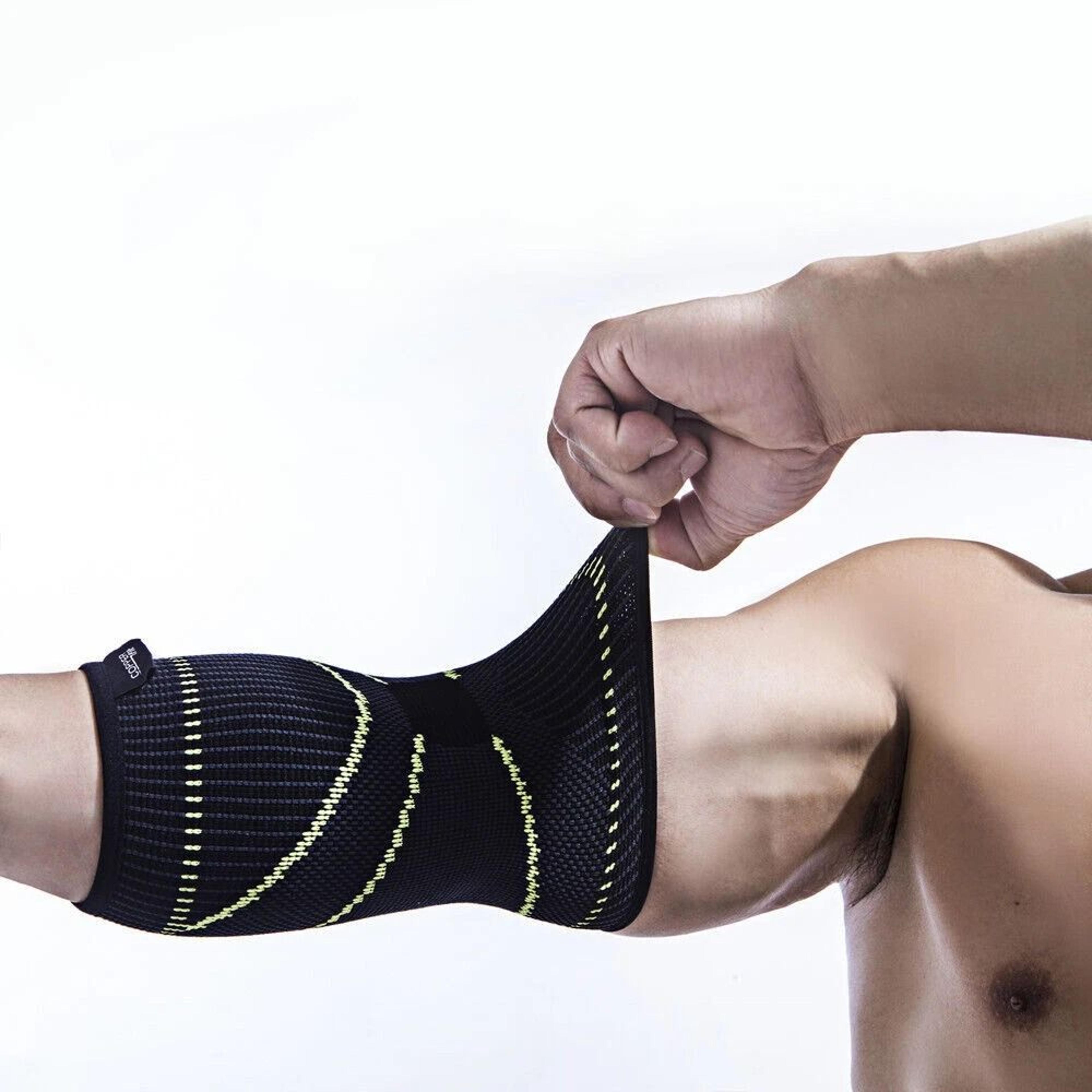 ultra comfort elbow support sleeve pain relief & active compression brace