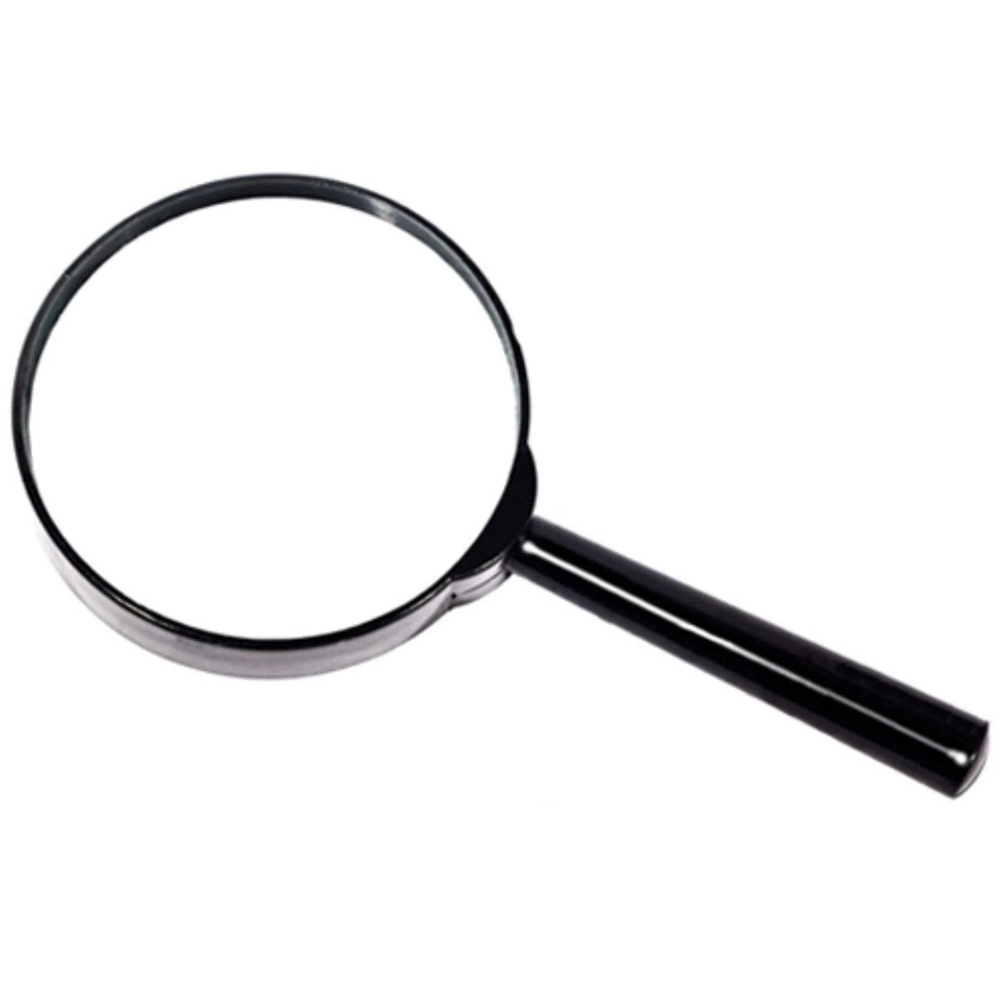 large handheld magnifying glass 3x power real glass magnifier for clear viewing