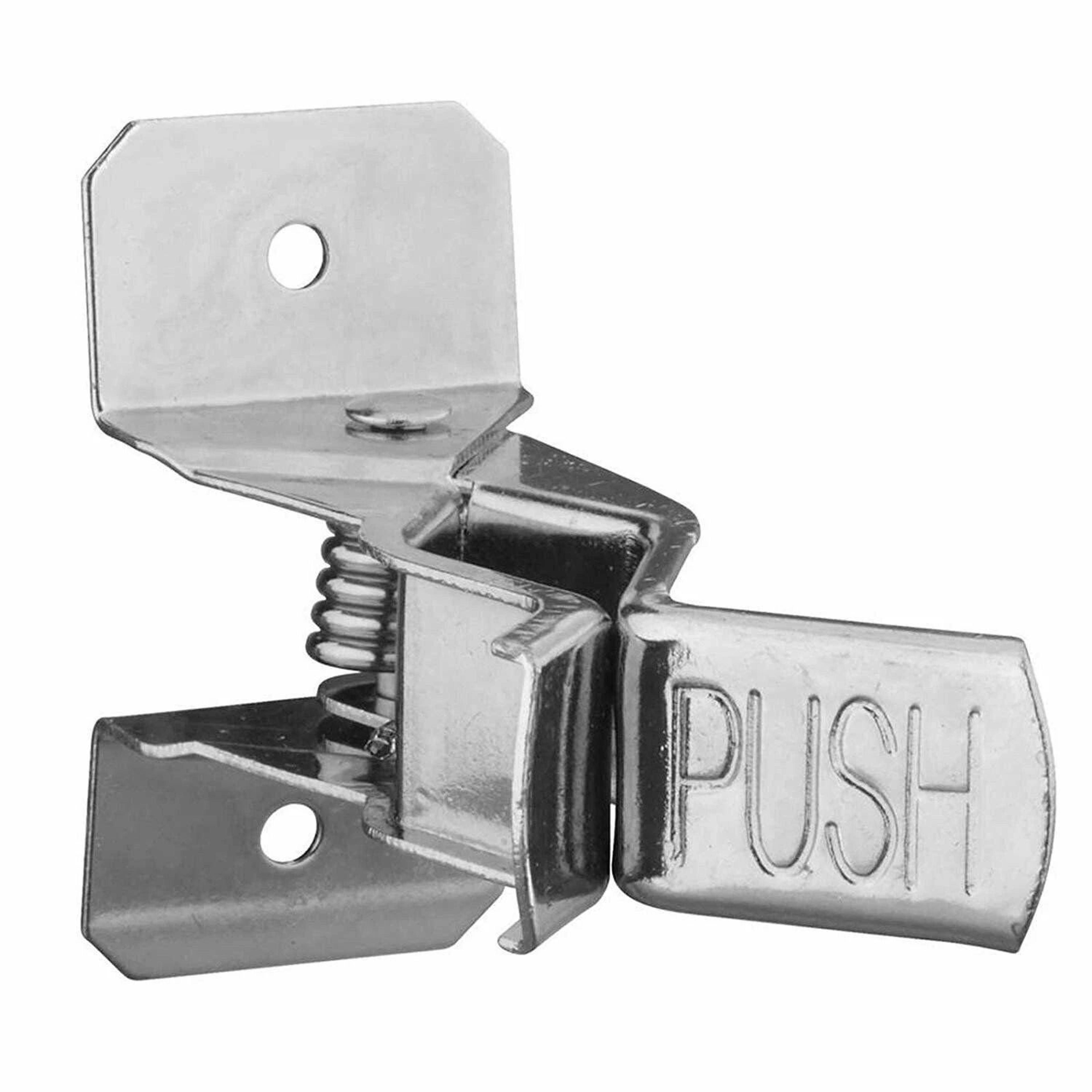 heavy duty spring grip clamp tool hanger for brooms, mops & wall organizer